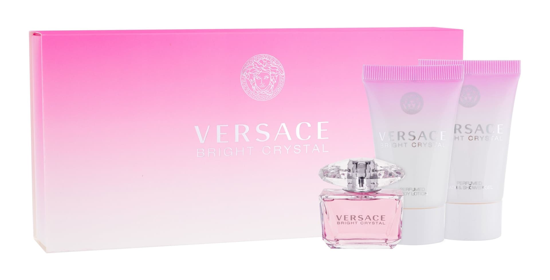 

Versace Bright Crystal EDT 5ml EDT 5ml + 25ml Balsam + 25ml Żel pod prysznic (W)