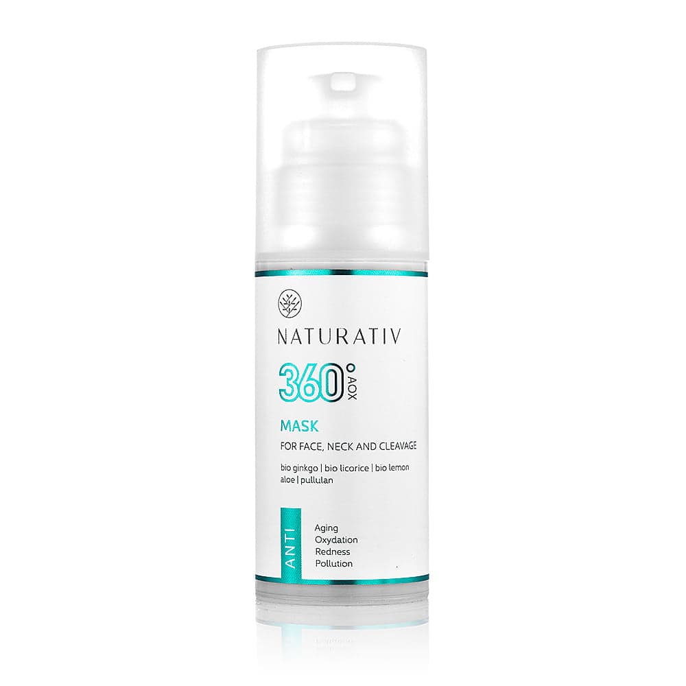 

Naturativ 360 AOX Mask For Face Neck Cleavage maska kojąco-napinająca do twarzy szyi i dekoltu 100ml