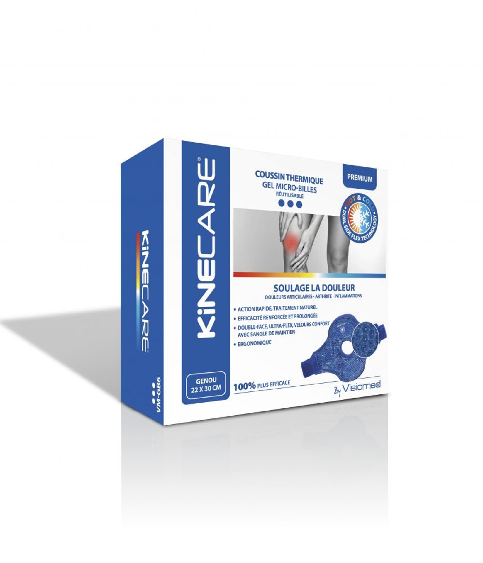 

Visiomed Kinecare VM-GB6 22x30cm Kompres na kolano okład ciepło-zimno