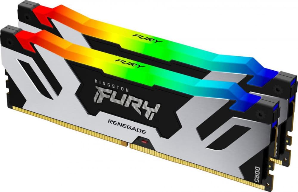 

Pamięć DDR5 Fury Renegade RGB 32GB(2*16GB)/6000 CL32, 2*16gb)/6000 cl3