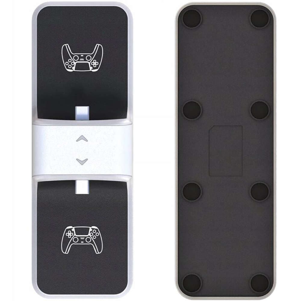 

Stacja dokująca ładująca ładowarka na 2 Pady do PlayStation 5 PS5 LED Dwustronna dualsense biała
