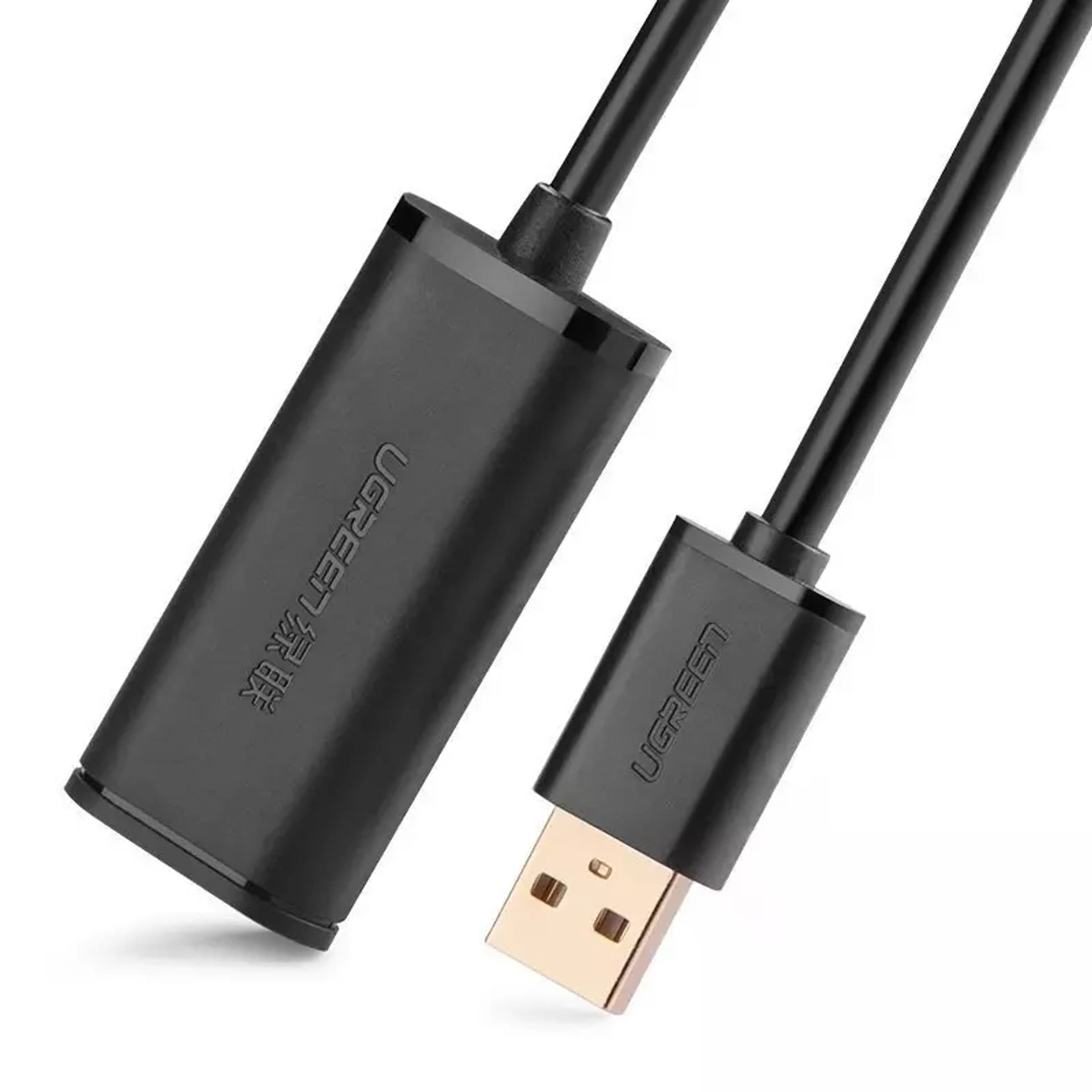 

Kabel UGREEN aktywny przedłużacz USB 2.0 480 Mbps 5 m czarny (US121 10319)