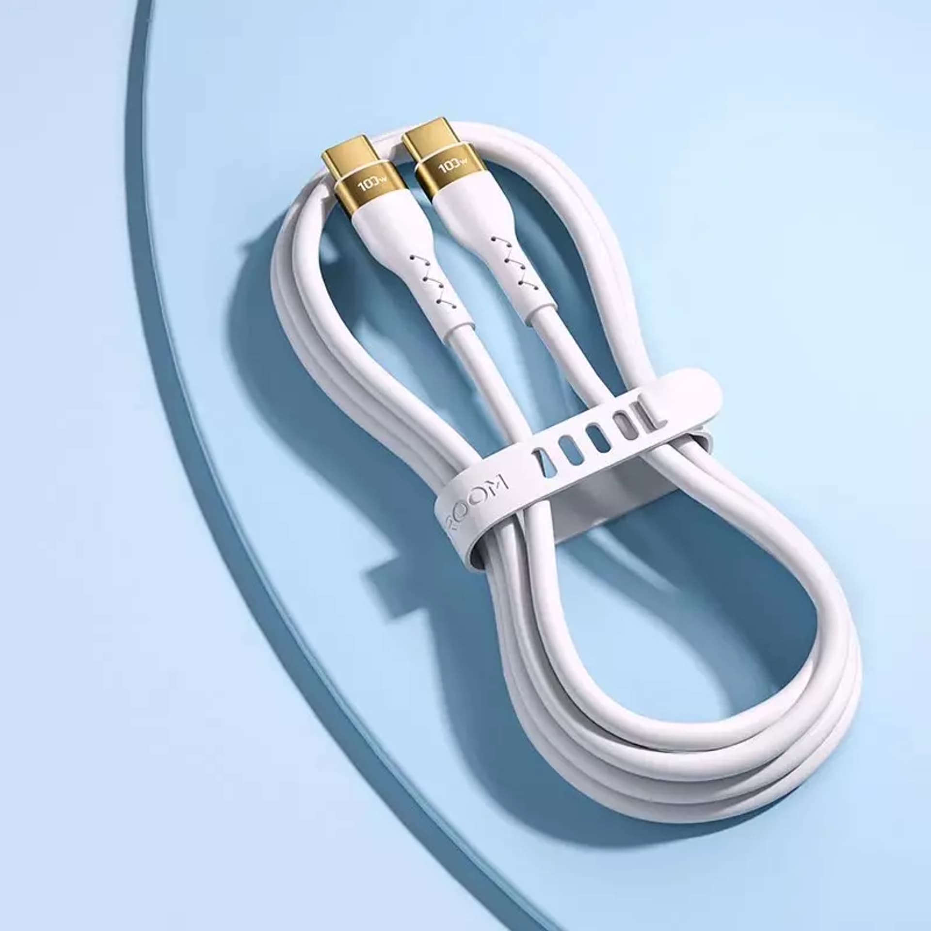 

Joyroom Liquid Silicone kabel USB Typ C - USB Typ C do ładowania / transmisji danych PD 100W 3m biały (S-3050N18-10)