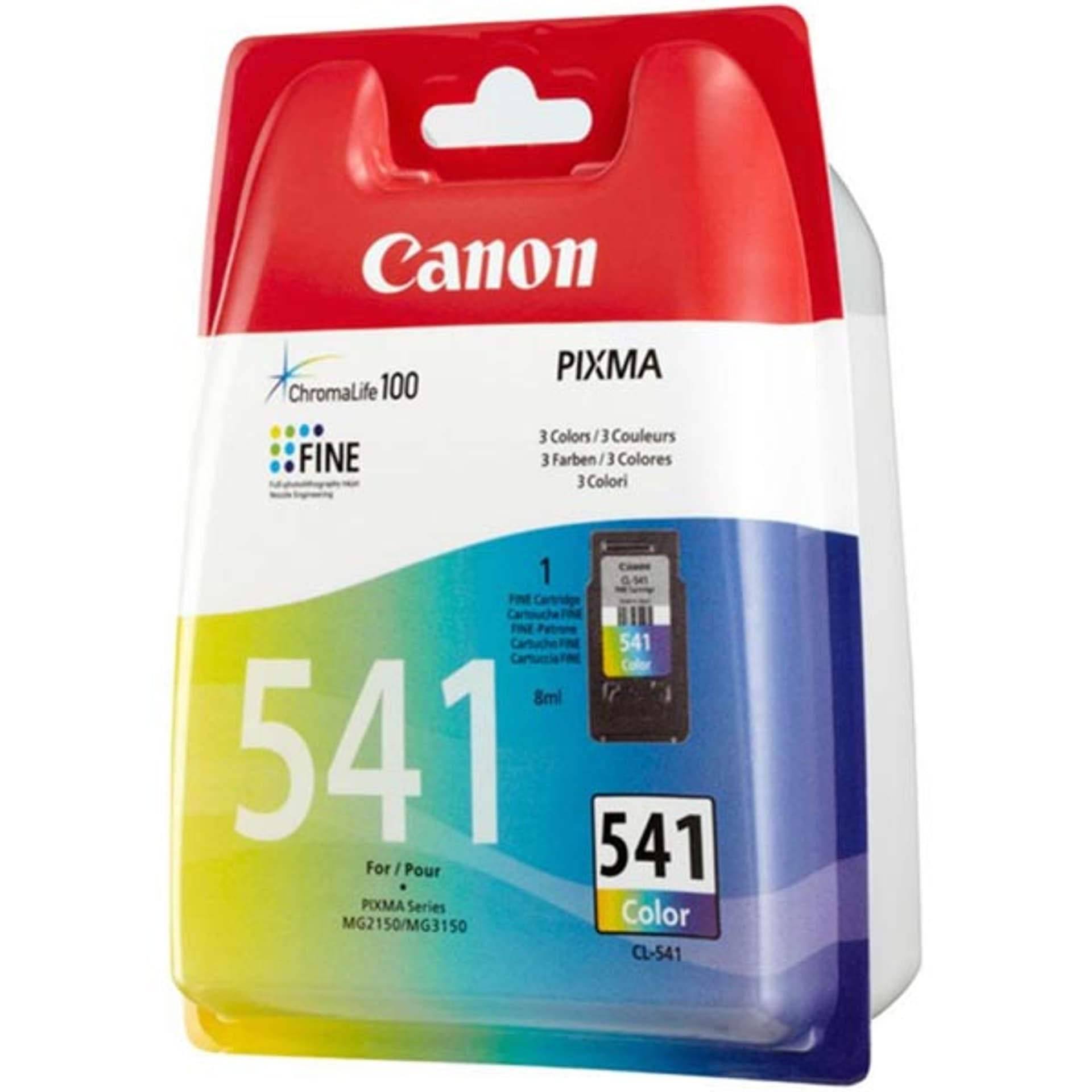 

Canon oryginalny ink / tusz CL541, color, blistr z ochroną, 180s, 5227B004, Canon Pixma MG 2150, MG3150