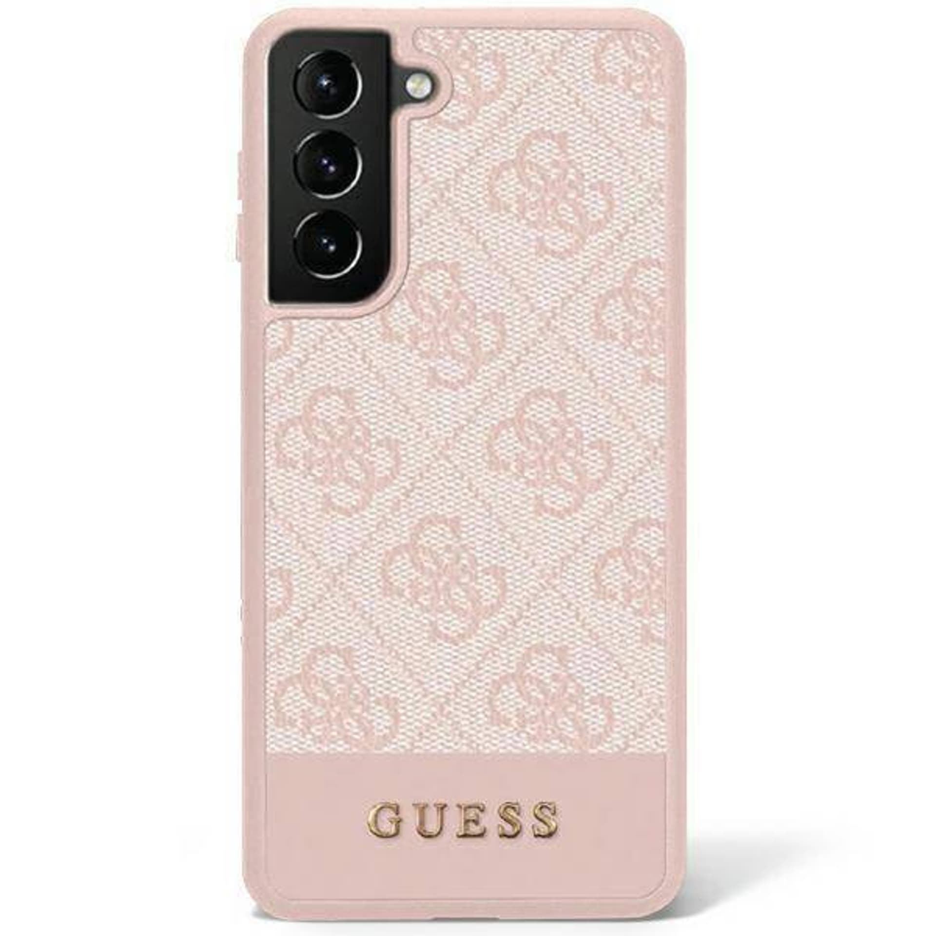 

Guess GUHCS23LG4GLPI S23 Ultra S918 różowy/pink hard case 4G Stripe Collection