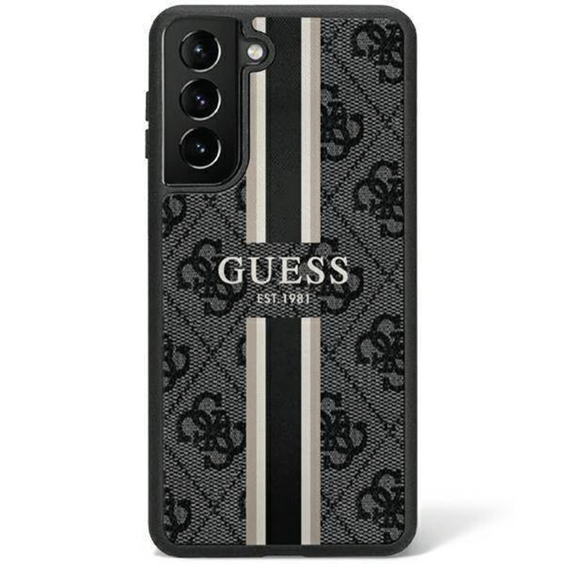 

Guess GUHCS23LP4RPSK S23 Ultra S918 czarny/black hardcase 4G Printed Stripe