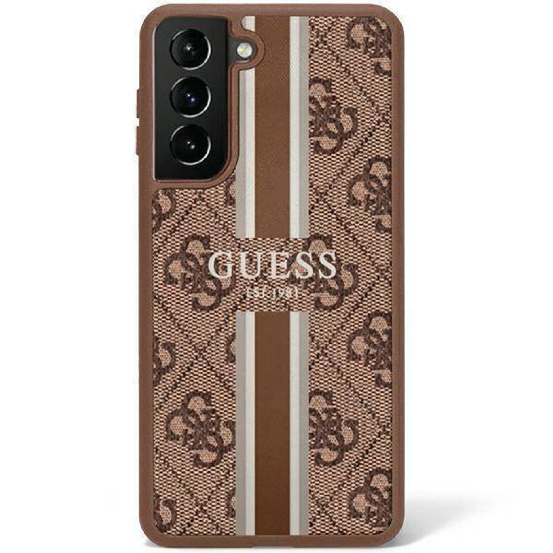 

Guess GUHCS23LP4RPSW S23 Ultra S918 brązowy/brown hardcase 4G Printed Stripe