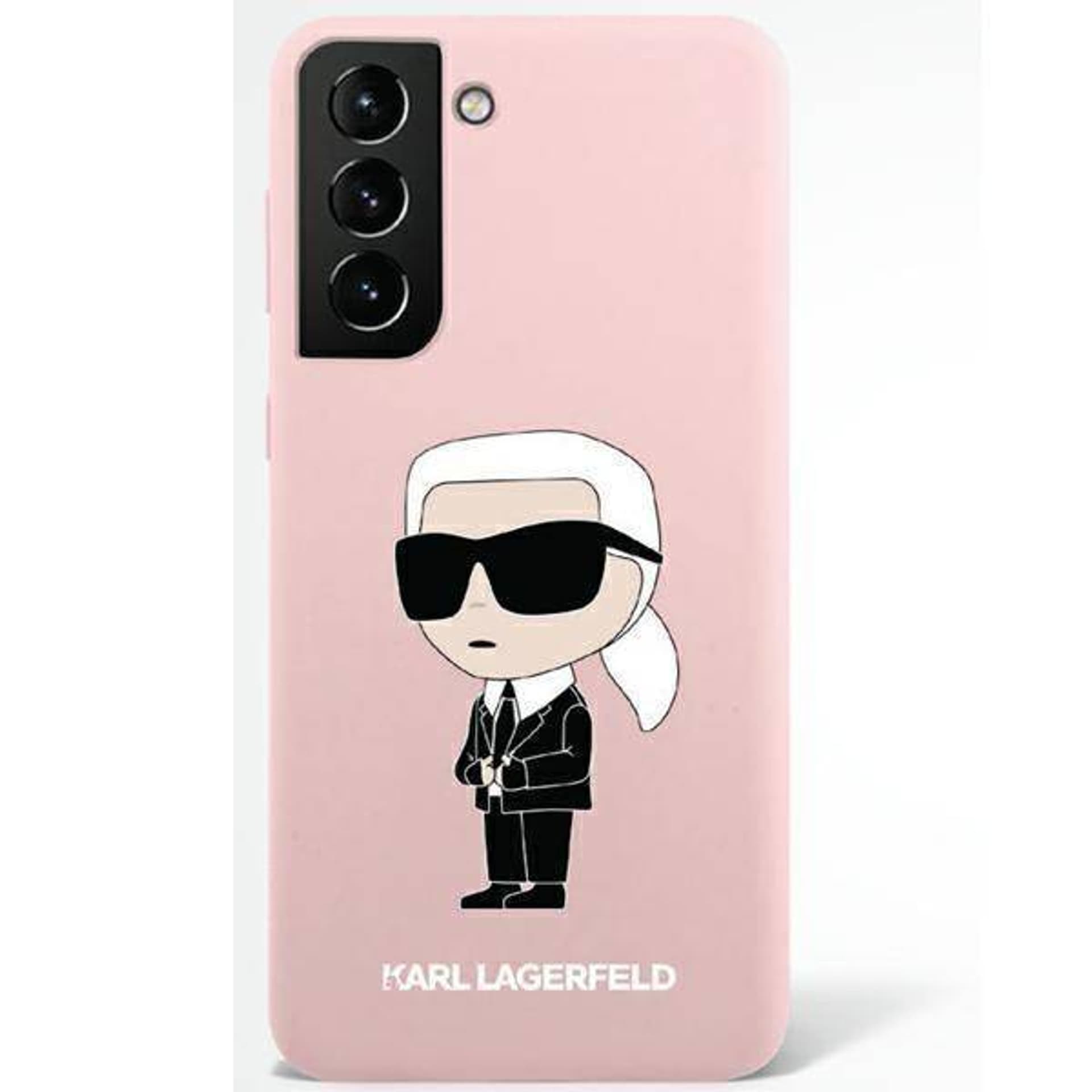 

Karl Lagerfeld KLHCS23SSNIKBCP S23 S911 hardcase różowy/pink Silicone Ikonik