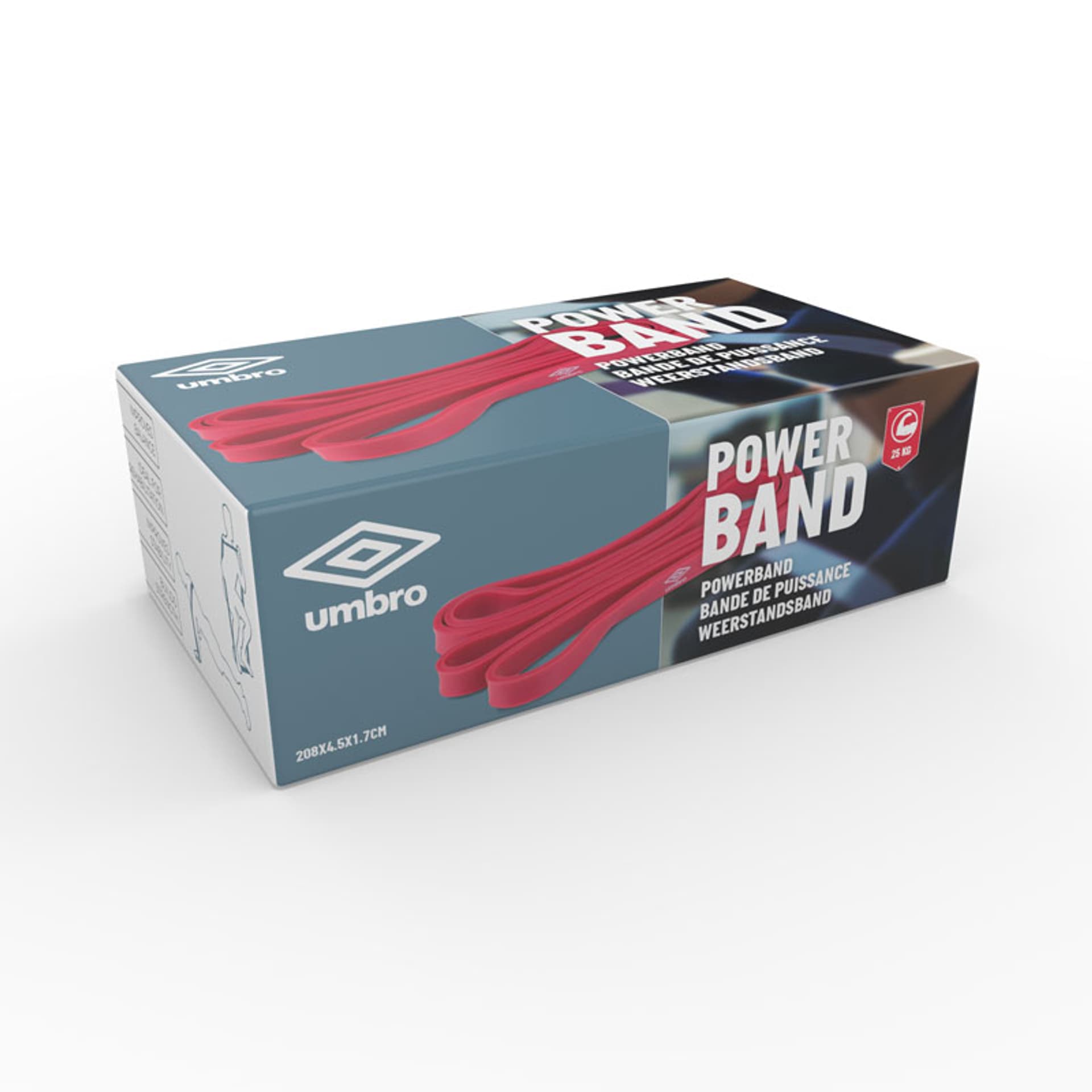 

Umbro - Guma oporowa do ćwiczeń 25 kg (czerwony)