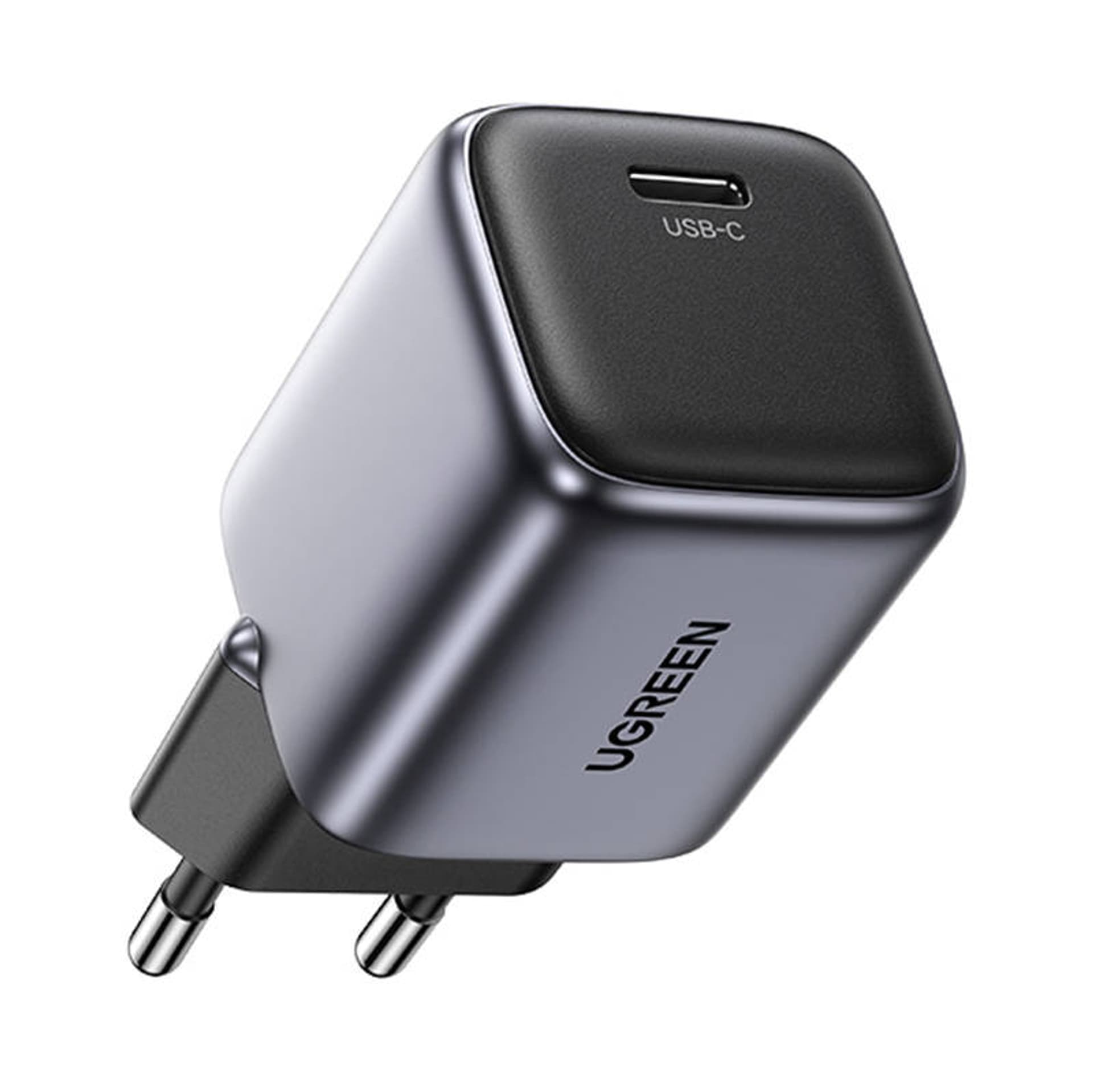 

Ładowarka sieciowa UGREEN CD318 Nexode mini, USB-C, PD3.0, QC4.0, GaN, 20W (szary)