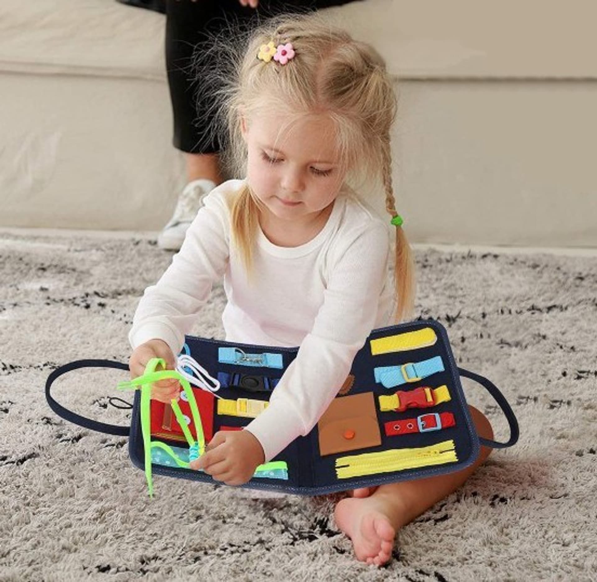 

TABLICA MANIPULACYJNA SENSORYCZNA MONTESSORI