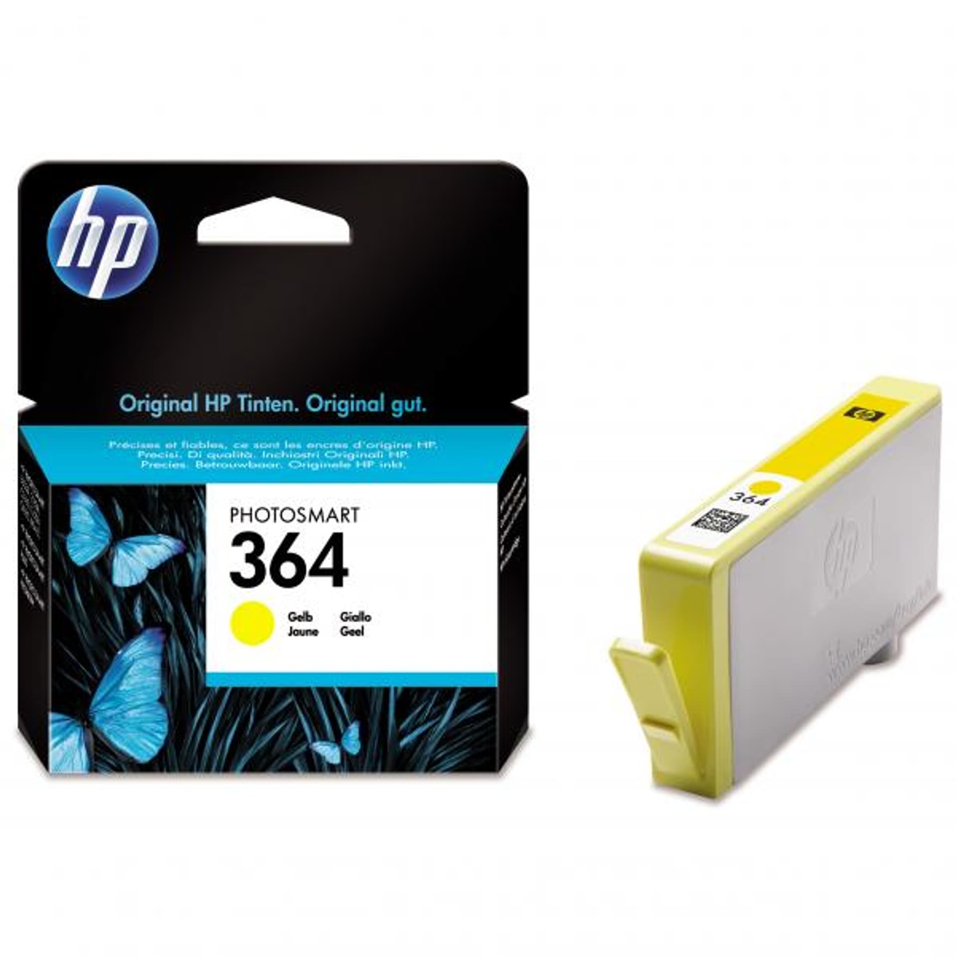 

HP oryginalny ink / tusz CB320EE, HP 364, yellow, 300s, HP Photosmart B8550, C5380, D5460