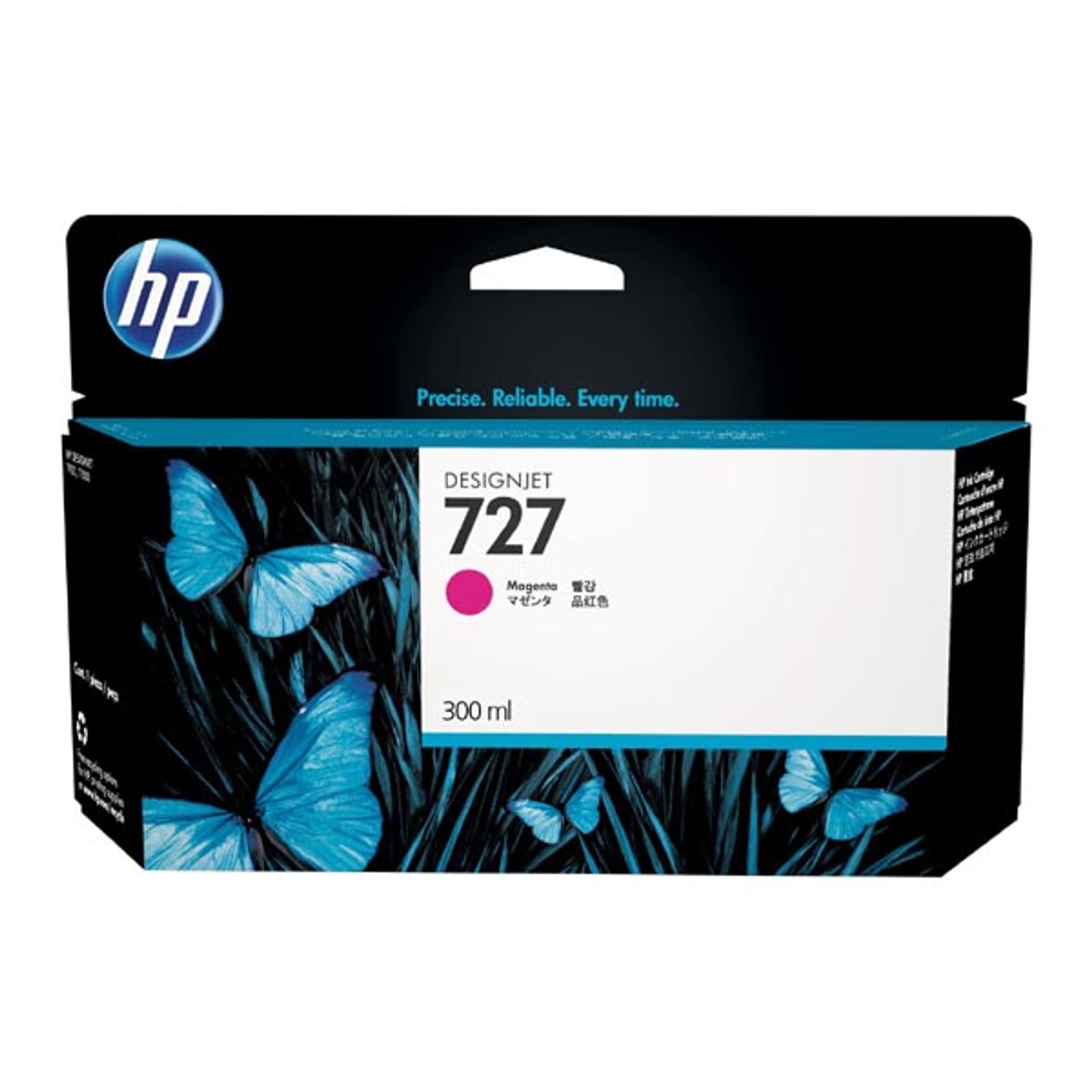 

HP oryginalny ink / tusz F9J77A, HP 727, magenta, 300ml, HP DesignJet T1530, T2530, T930