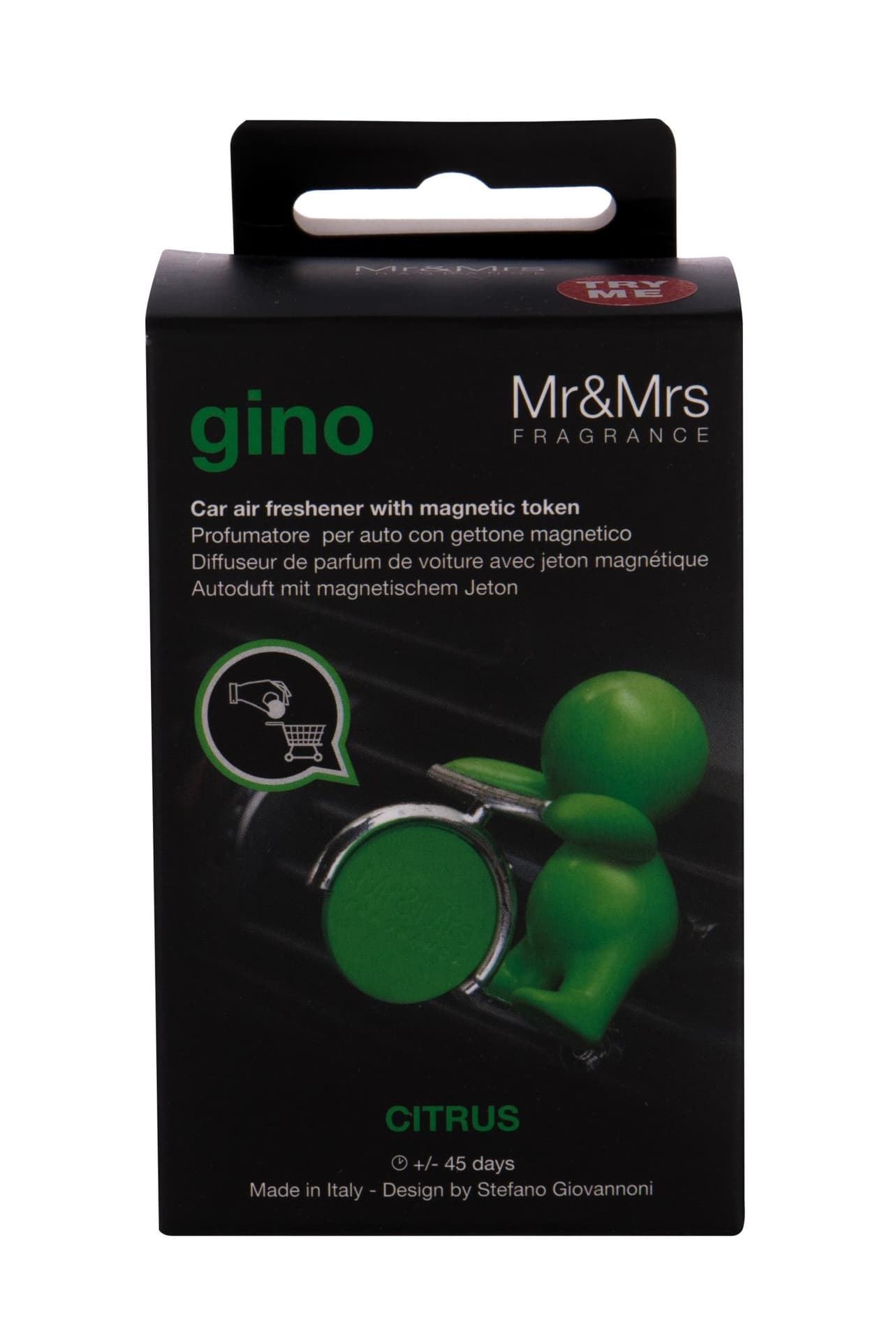 

MrMrs Fragrance Gino Citrus Zapach samochodowy 1 szt (U)