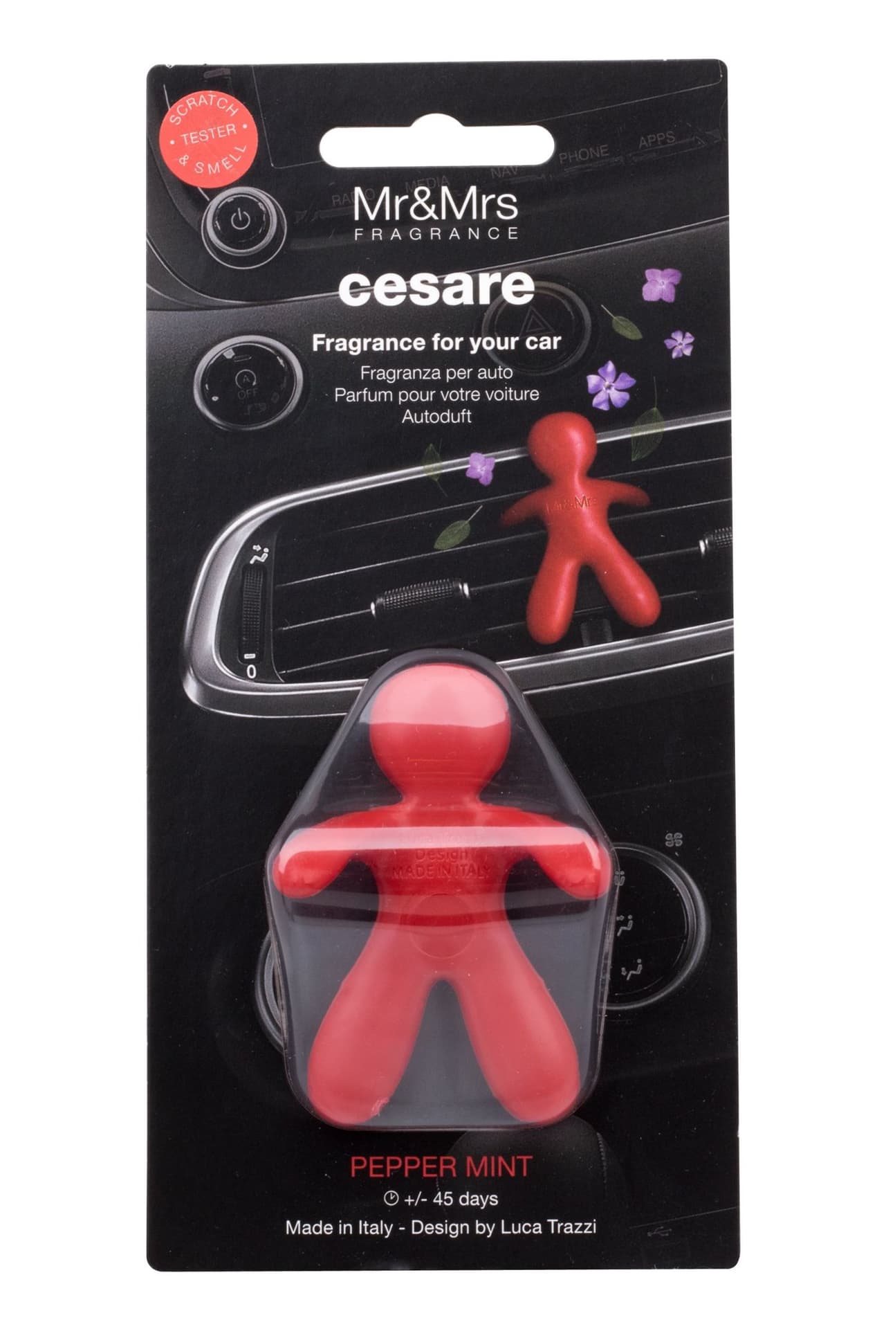 

MrMrs Fragrance Cesare Pepper Mint Zapach samochodowy 1 szt (U)