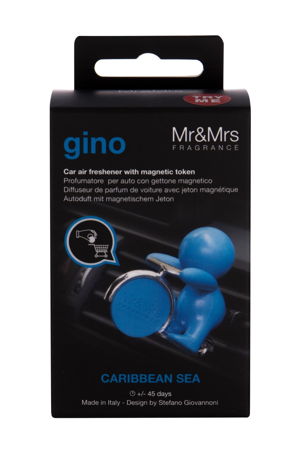

MrMrs Fragrance Gino Caribbean Sea Zapach samochodowy 1 szt (U)
