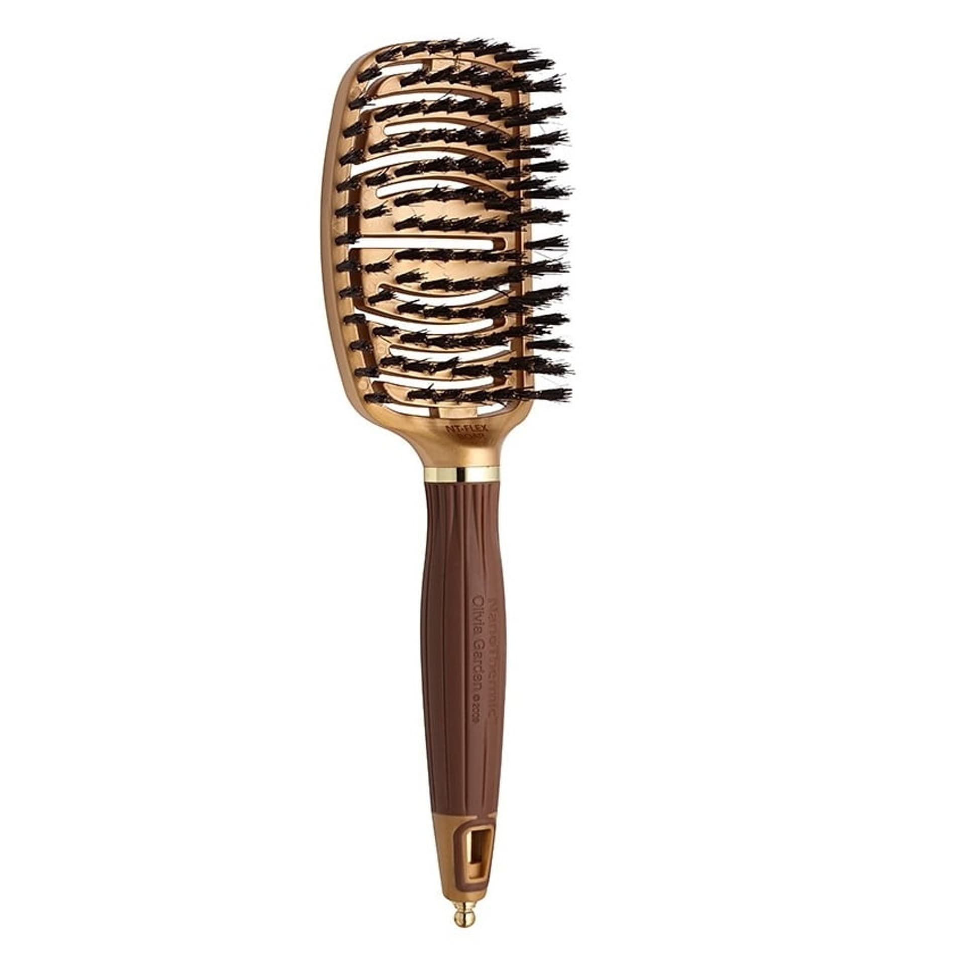 

Olivia Garden Nano Thermic Flex Collection 100% Boar Hairbrush szczotka do włosów NT-FLEXBR