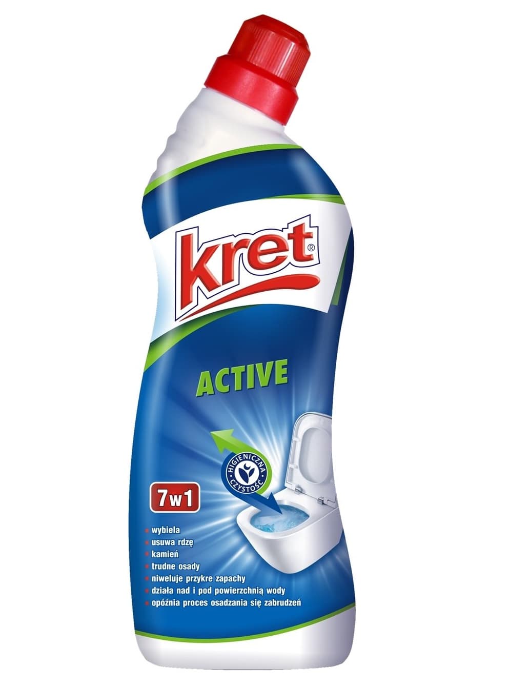 

Żel do WC KRET 750 ml 7w1 Active ACTIVE *11159