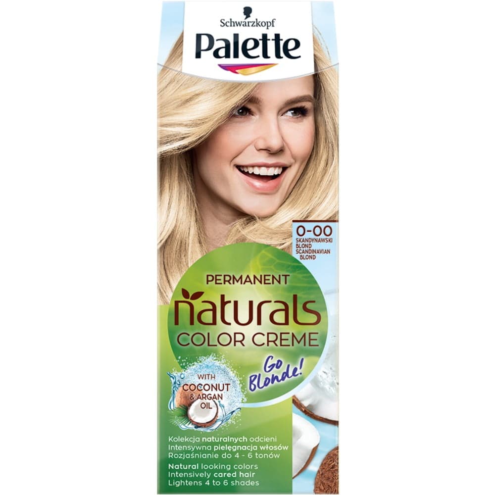 

Palette Permanent Naturals Color Creme Go Blonde rozjaśniająca farba do włosów 100/ 0-00 Skandynawski Blond