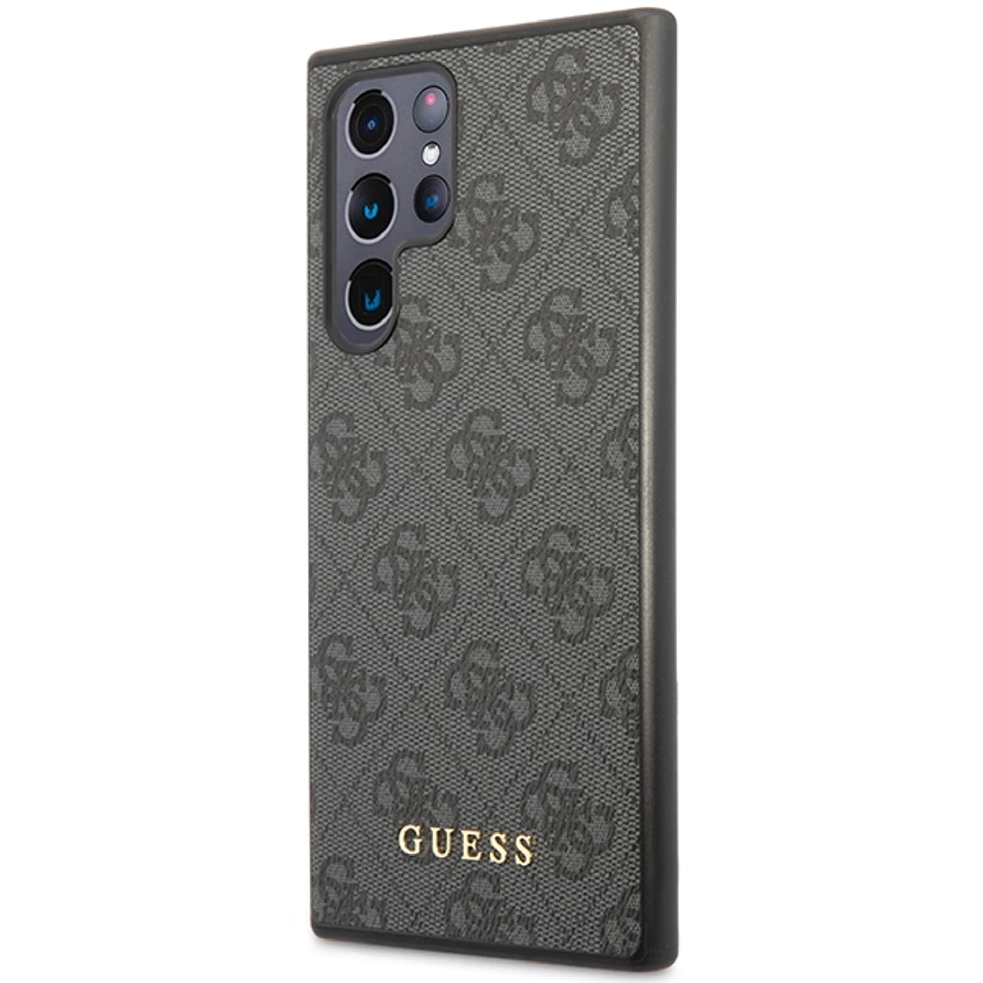 

Guess GUHCS23LG4GFGR S23 Ultra S918 szary/grey hardcase 4G Metal Gold Logo