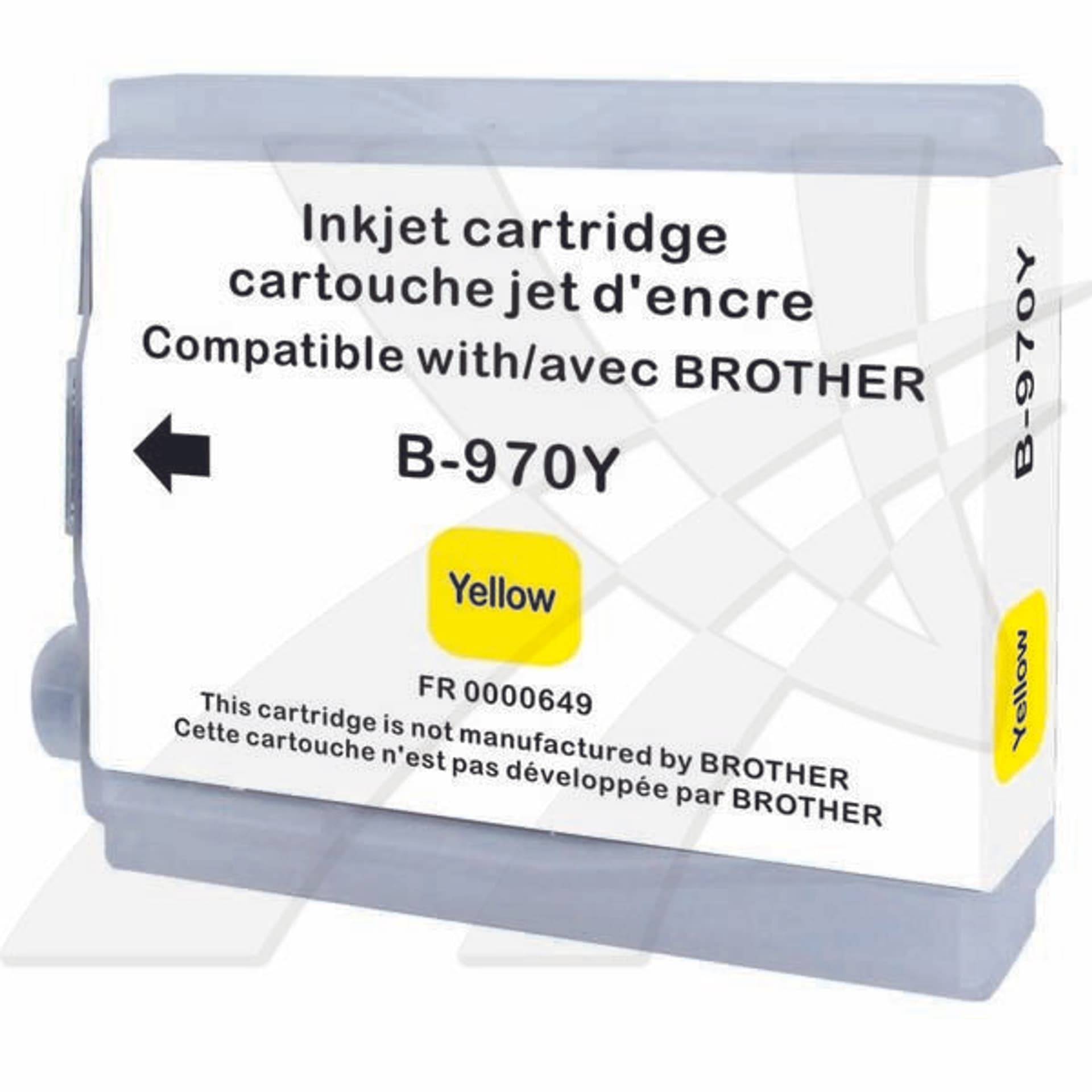 

UPrint kompatybilny ink / tusz z LC-1000Y, yellow, 10ml, B-970Y, dla Brother DCP-330C, 540CN, 130C, MFC-240C, 440CN