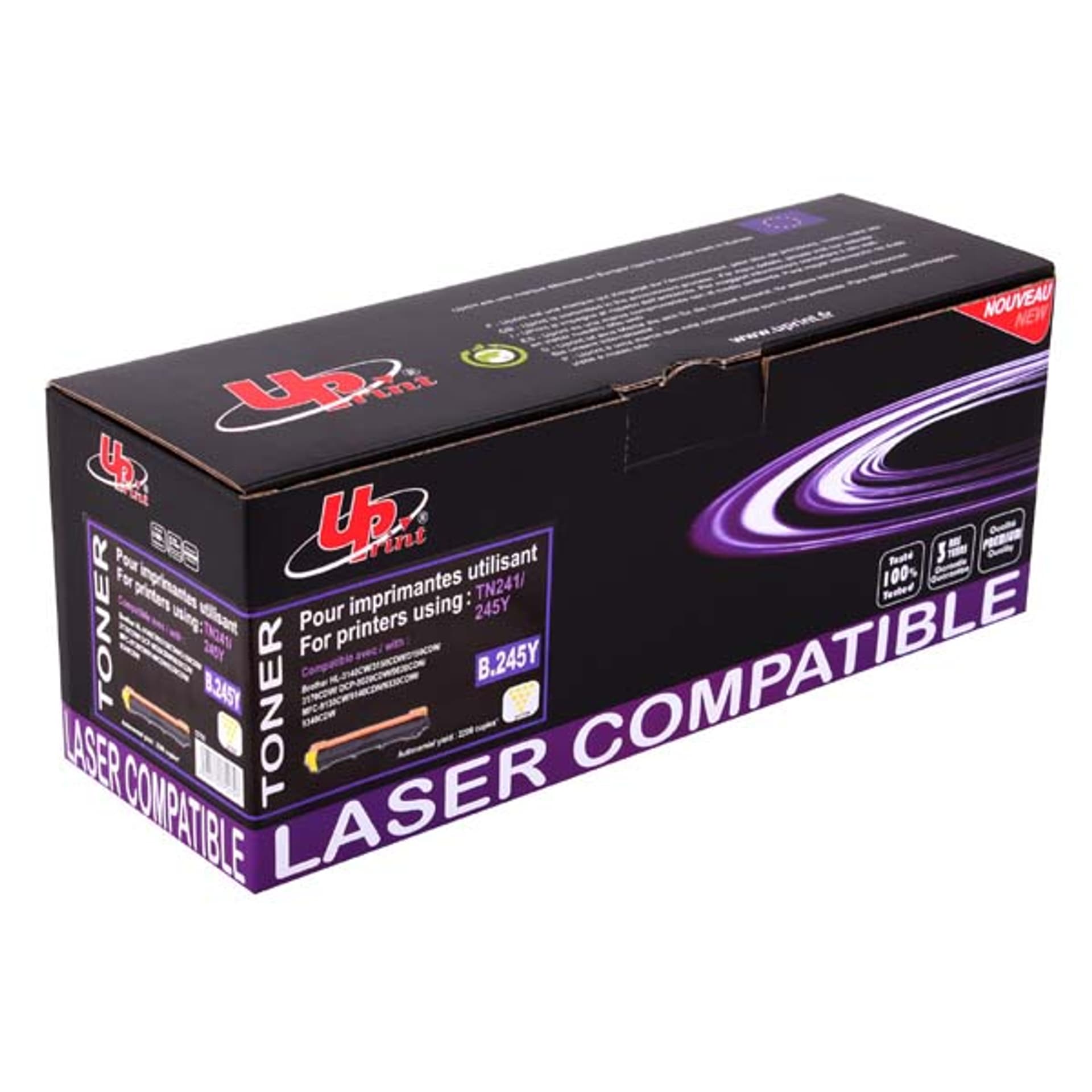 

UPrint kompatybilny toner z B.245Y, TN245Y, TN241Y, yellow, 2200s, dla Brother HL-3140CW, 3170CW, UPrint