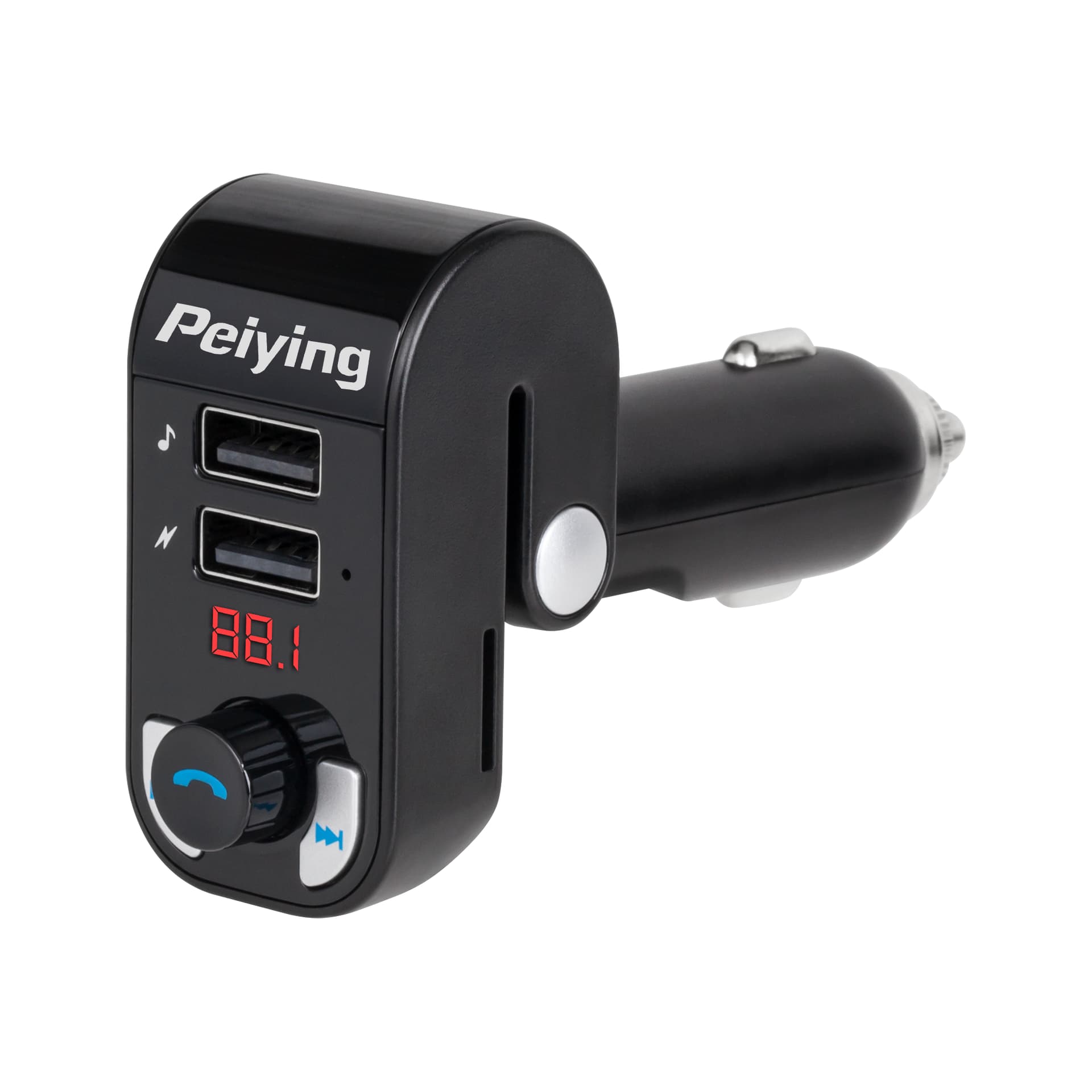 

Transmiter samochodowy z funkcją bluetooth (2 gniazda USB)