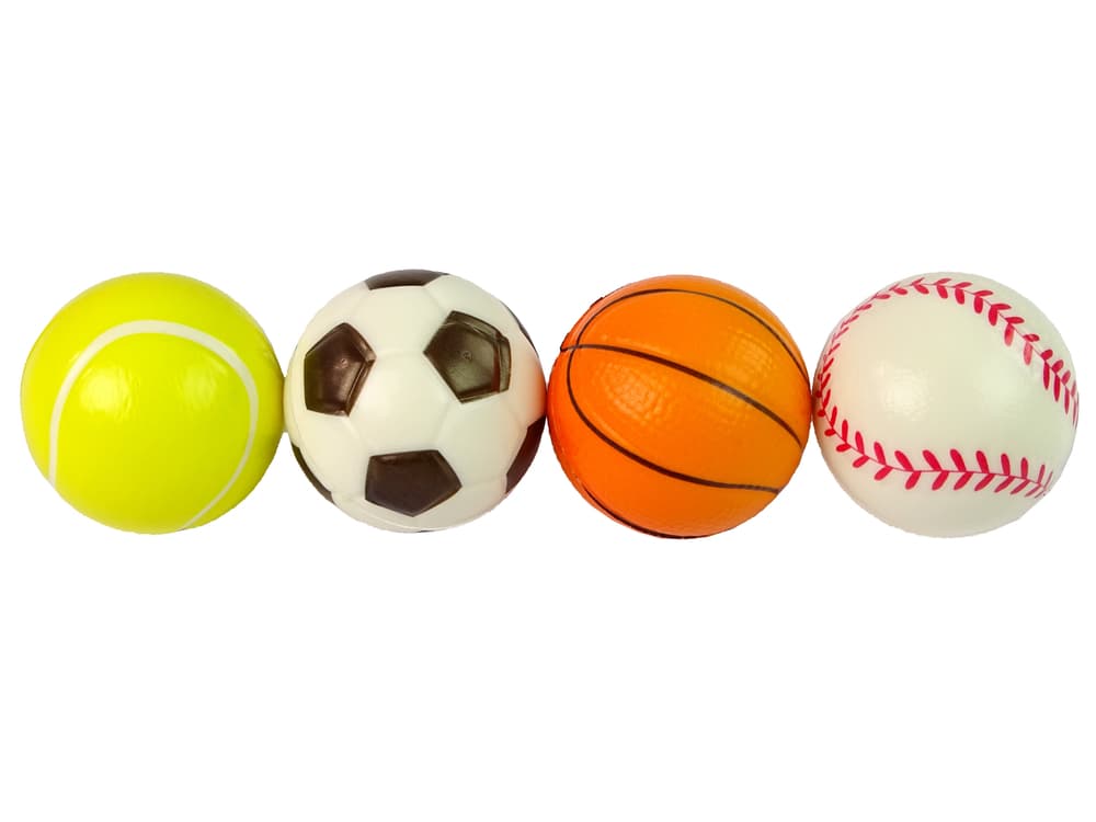 

Zestaw Miękkich Piłek 4 szt. Sport Golf Tenis Piłka Nożna