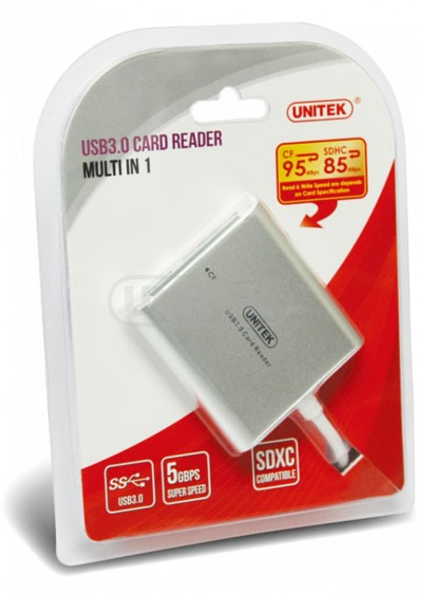 

CZYTNIK KART PAMIĘCI ALL-IN-ONE USB 3.0; Y-9313