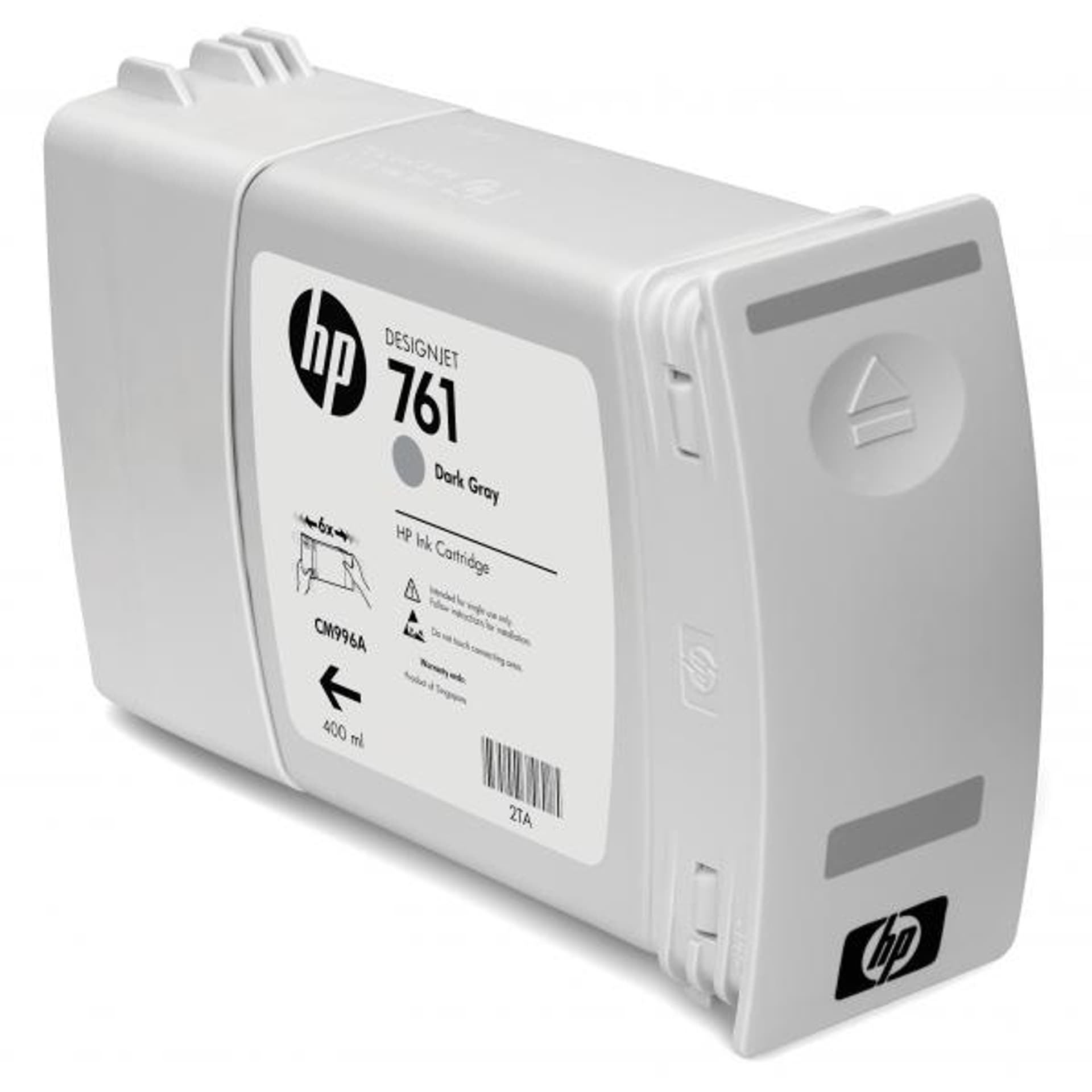 

HP oryginalny ink / tusz CM996A, dark grey, 400ml, HP 761, HP DesignJet T7100