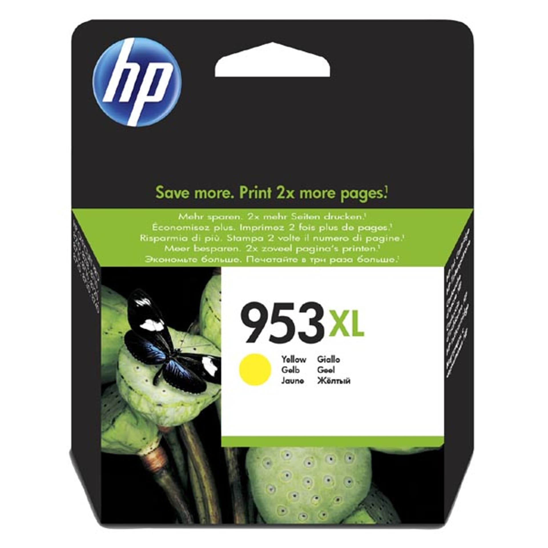 

HP oryginalny ink / tusz F6U18AE, HP 953XL, yellow, 1600s, 20ml, high capacity, HP OfficeJet Pro 8218,8710,8720,8730,8740