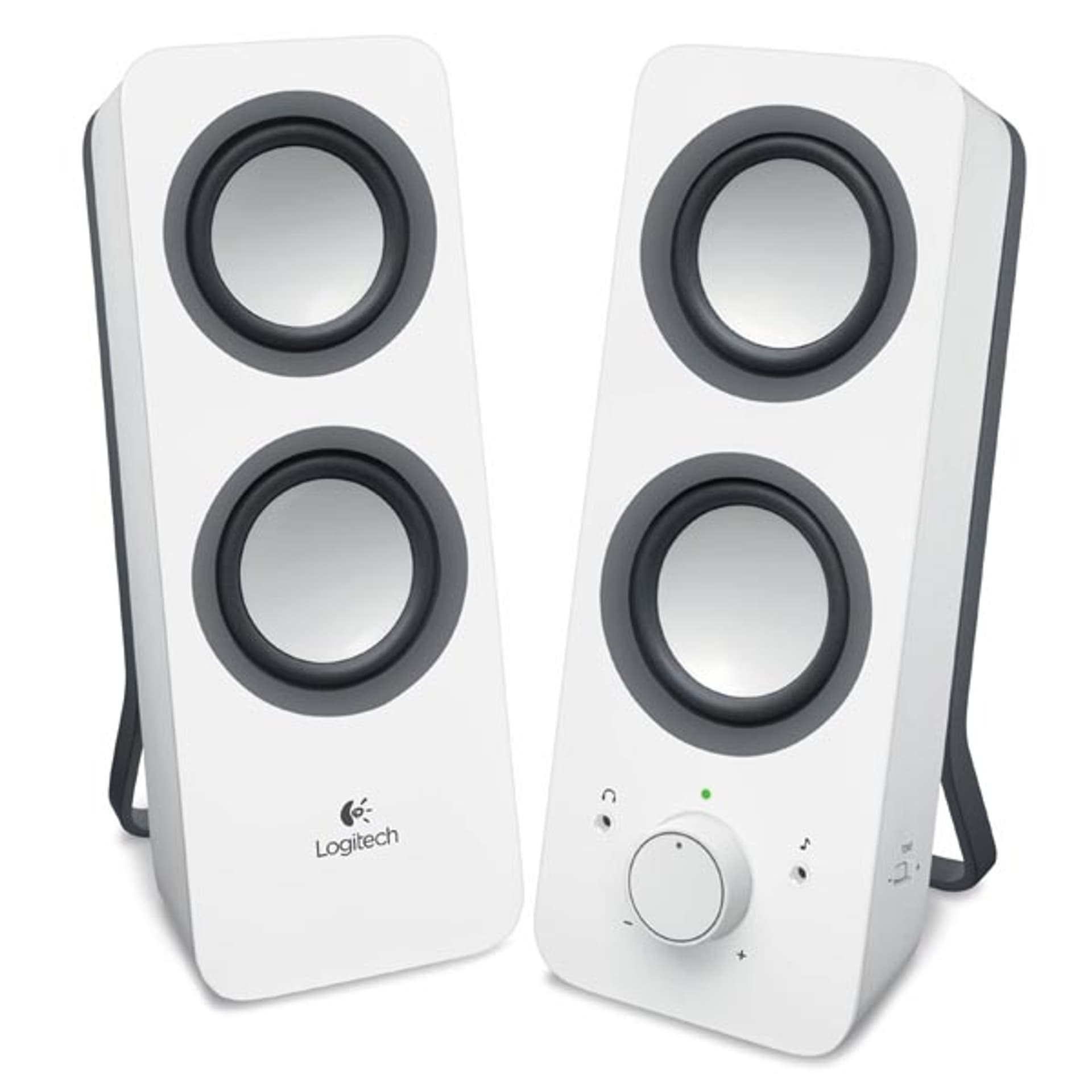 

Logitech głośniki Z200-SNOW WHITE, 2.0, 10W, białe, regulacja głośności