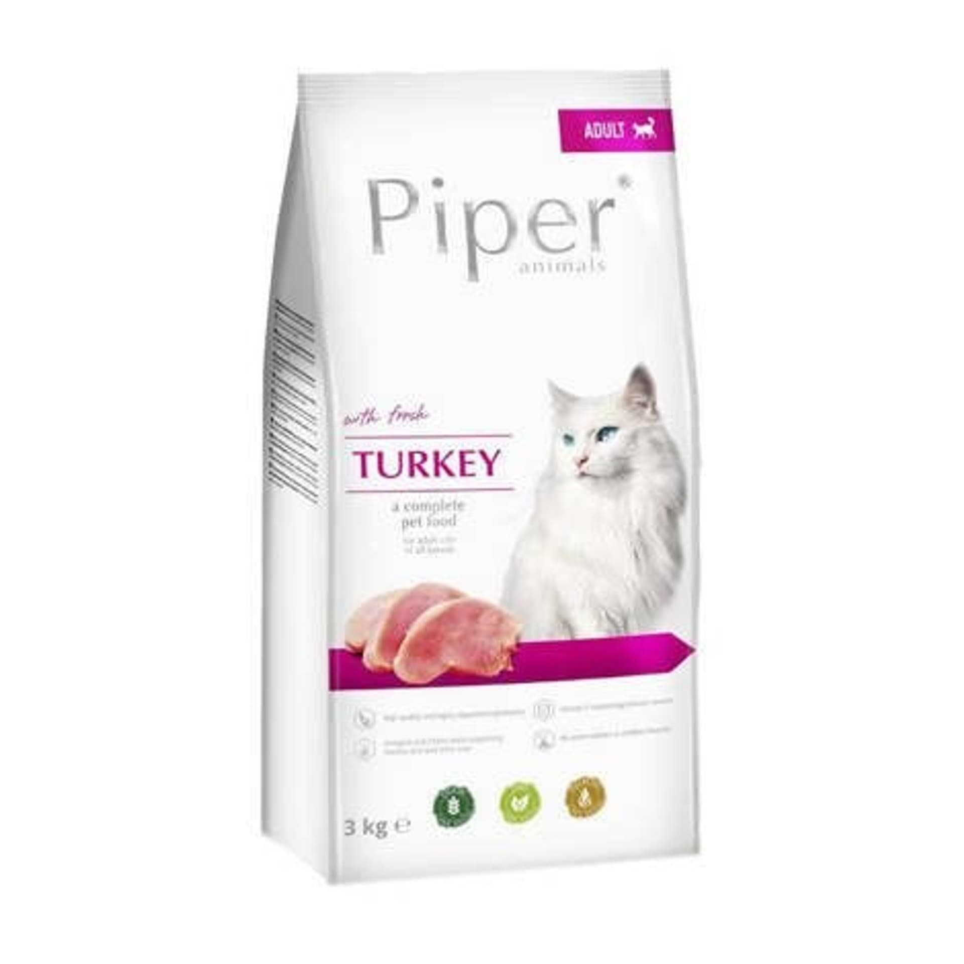 

DOLINA NOTECI Piper z indykiem 3 kg, karma sucha dla kota