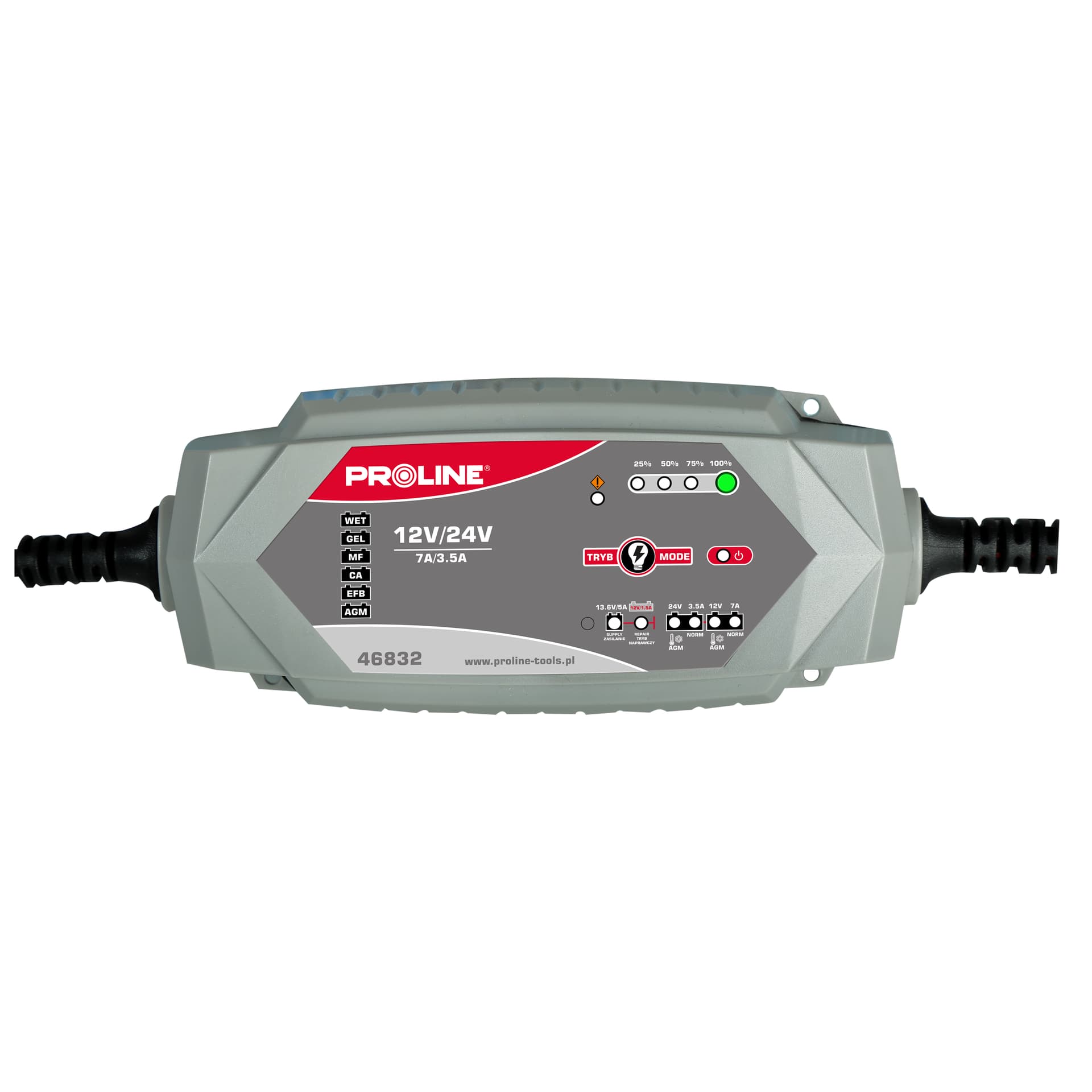 

PROSTOWNIK INWERTOROWY 12V/24V,7A/3.5A CE PROLINE