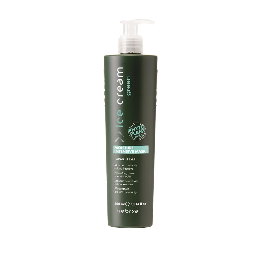 

Inebrya Ice Cream Green Moisture Intensive Mask intensywnie odżywiająca maska do włosów 300ml