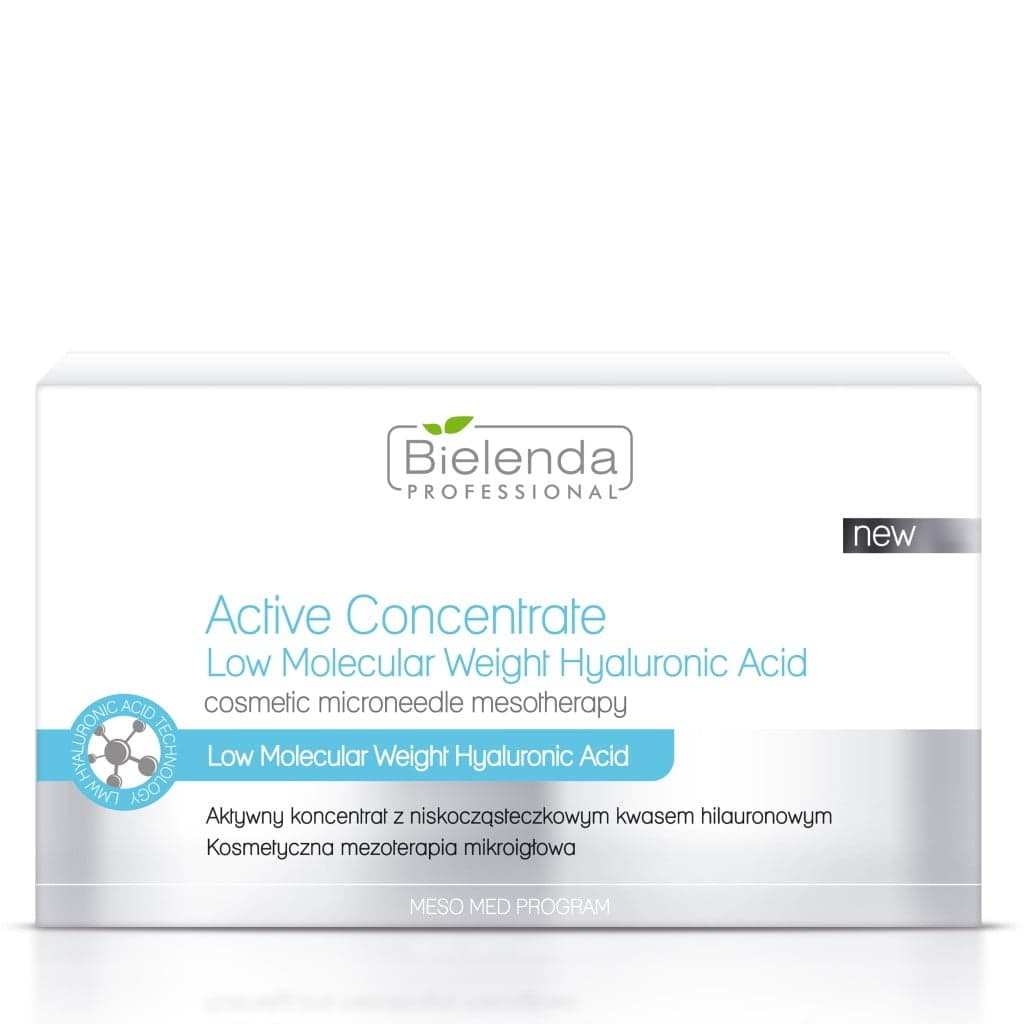 

Bielenda Professional Active Concentrate aktywny koncentrat z niskocząsteczkowym kwasem hialuronowym 10x3ml