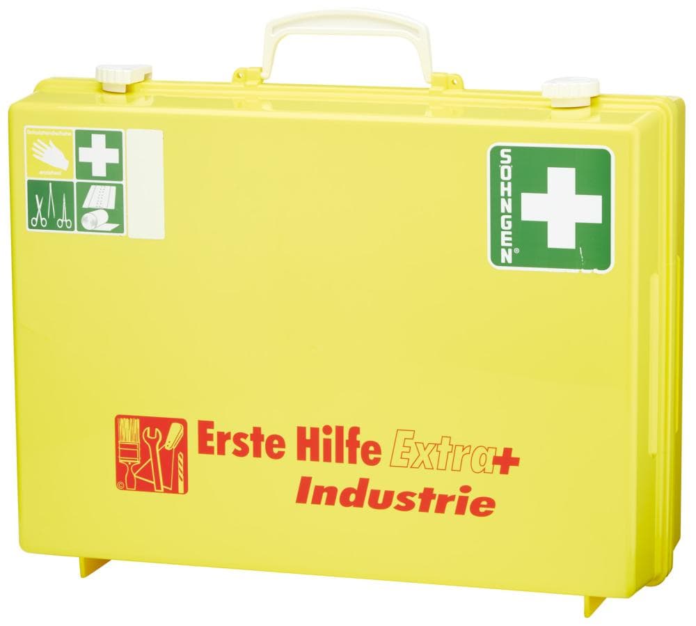 

Apteczka pierwszej pomocy Extra+Industry, DIN 13157, żółta