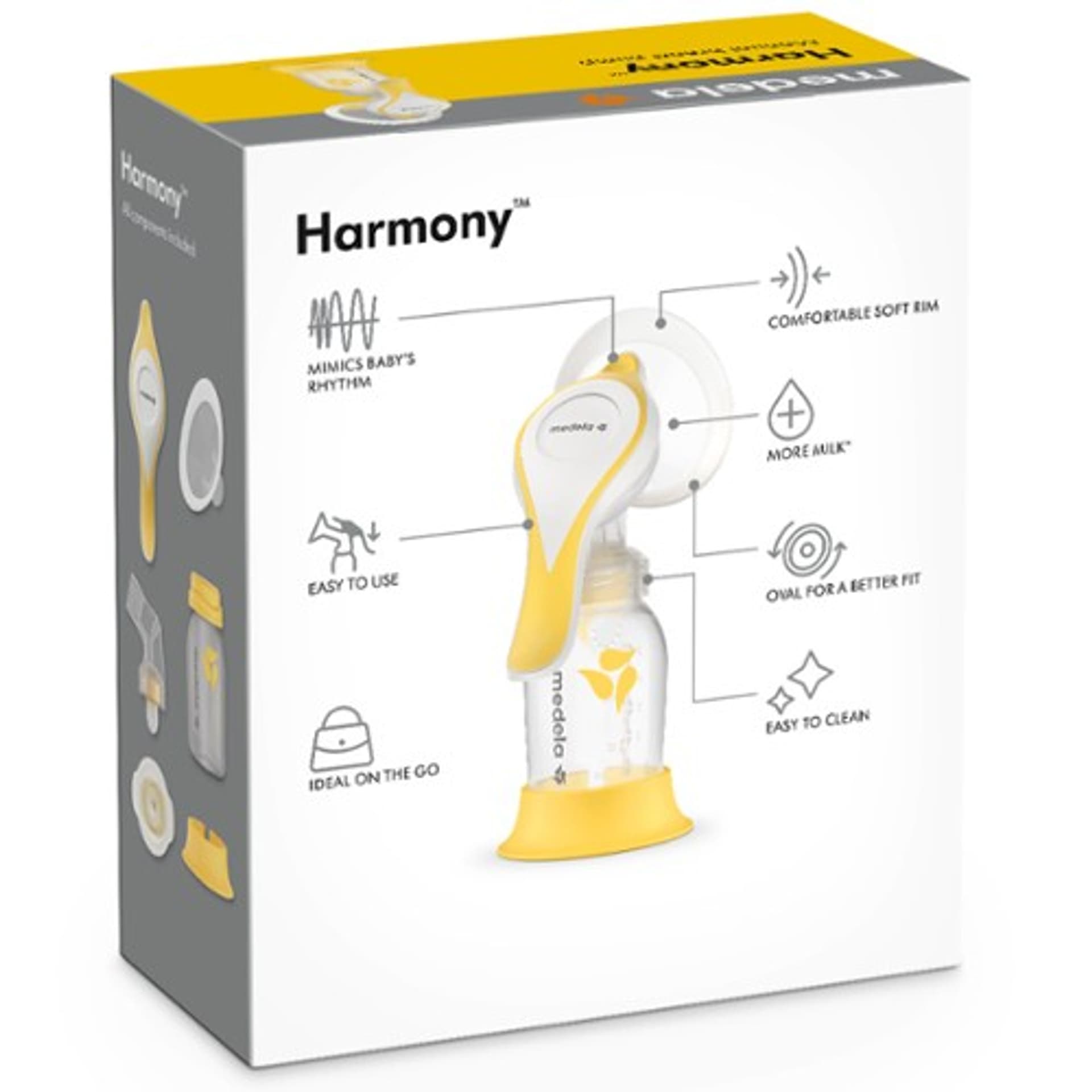 

MEDELA Harmony Flex laktator MEDELA dwufazowy laktator ręczny na jedną pierś