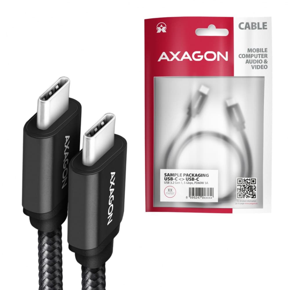 

Kabel USB AXAGON USB Typ C Męska 1