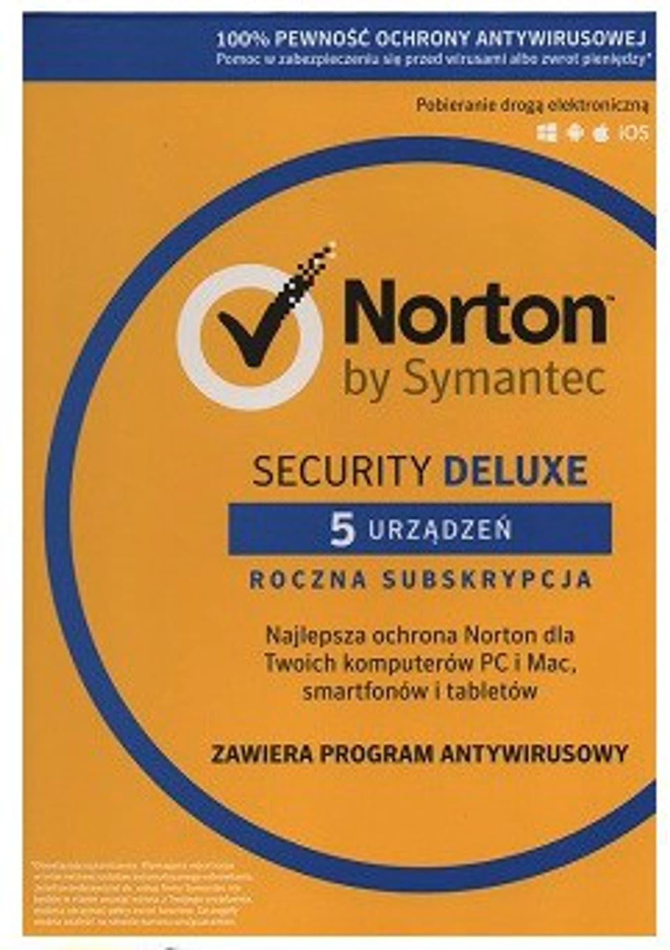 

Symantec NORTON SECURITY DELUXE 3.0 1 USER 5D/12M ESD
