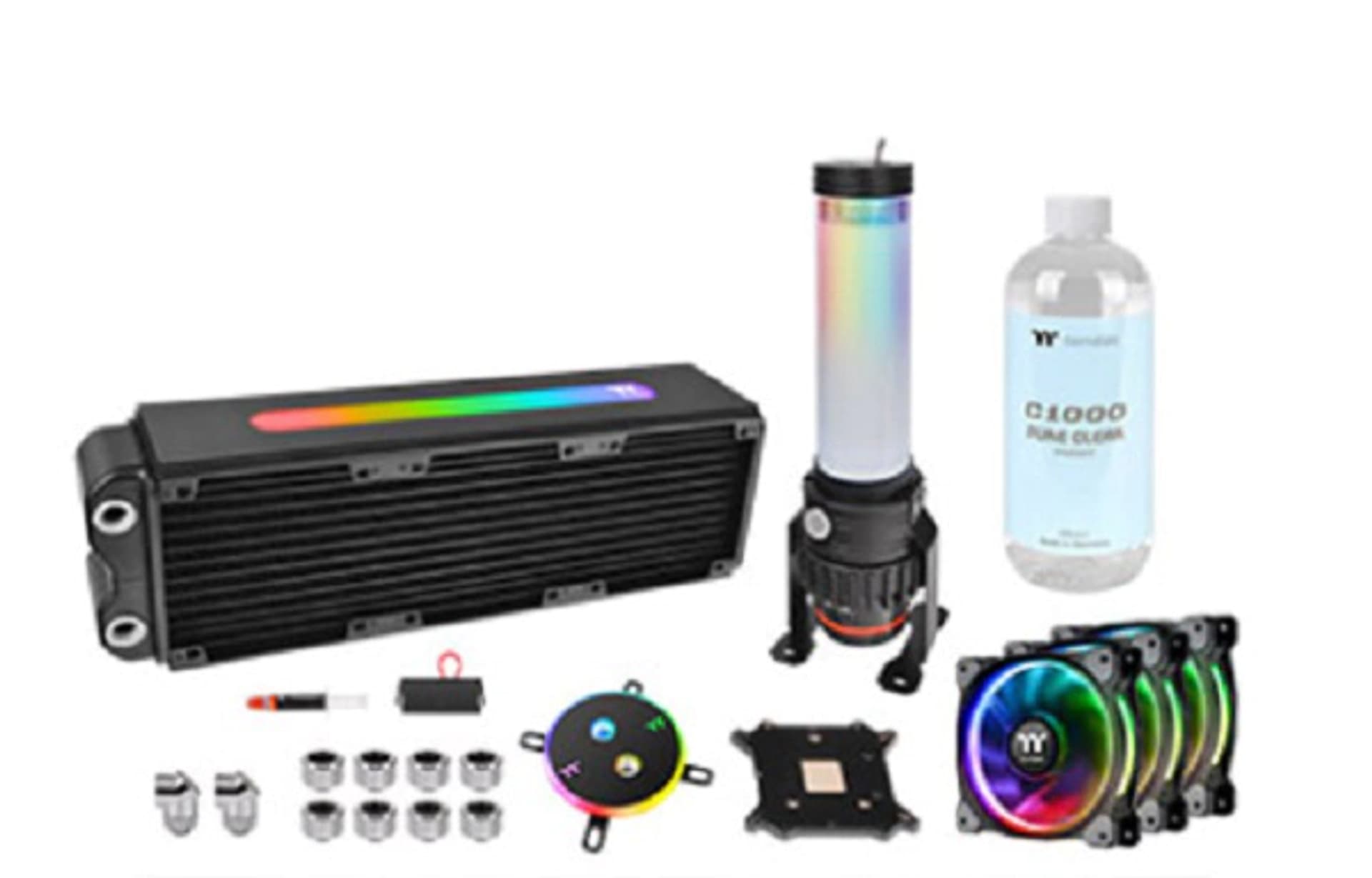 

Chłodzenie wodne do procesora Thermaltake Pacific M360 Plus D5 CL-W218-CU00SW-A