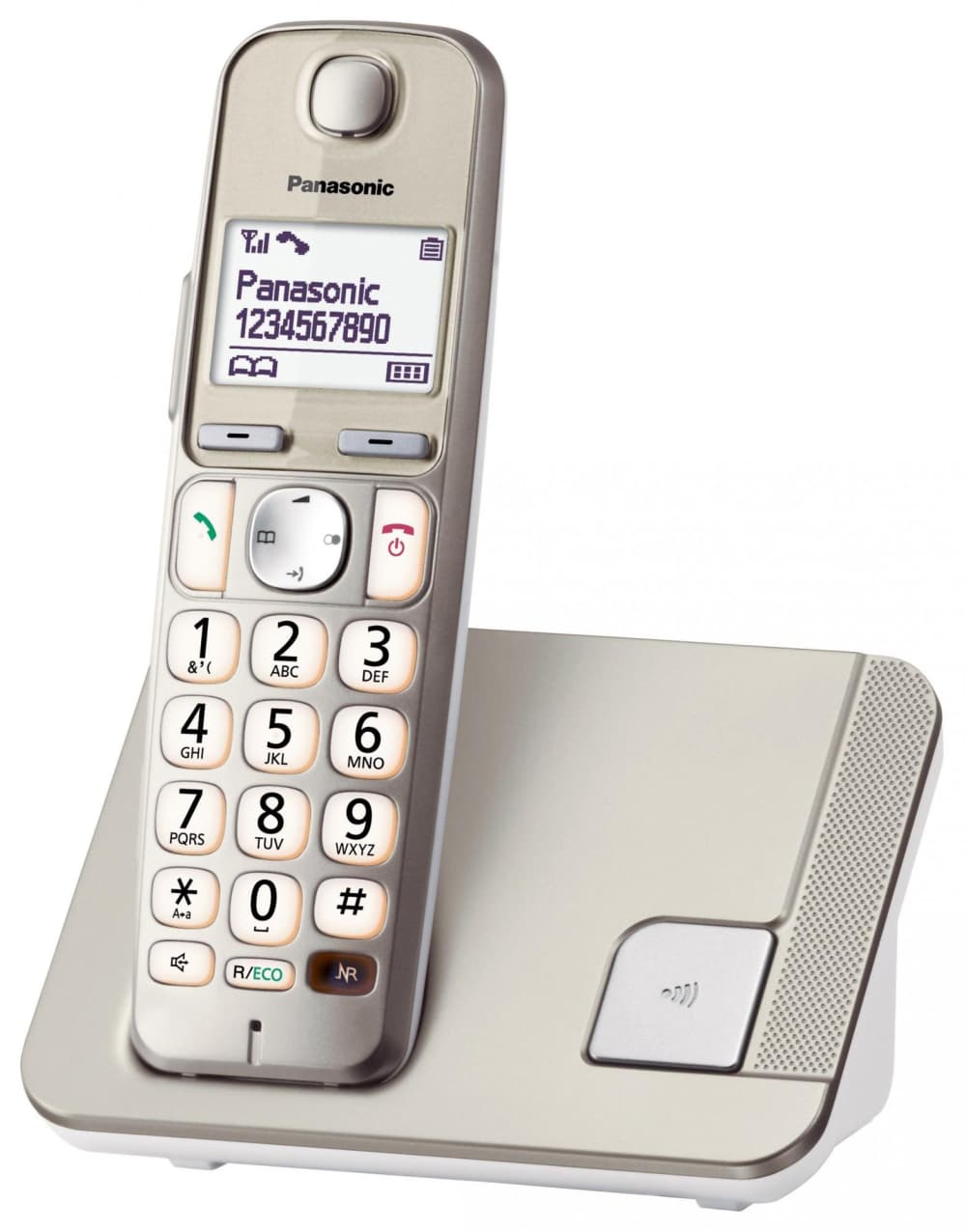 

Telefon bezprzewodowy Panasonic KX-TGE 210 PDN ( szampański )