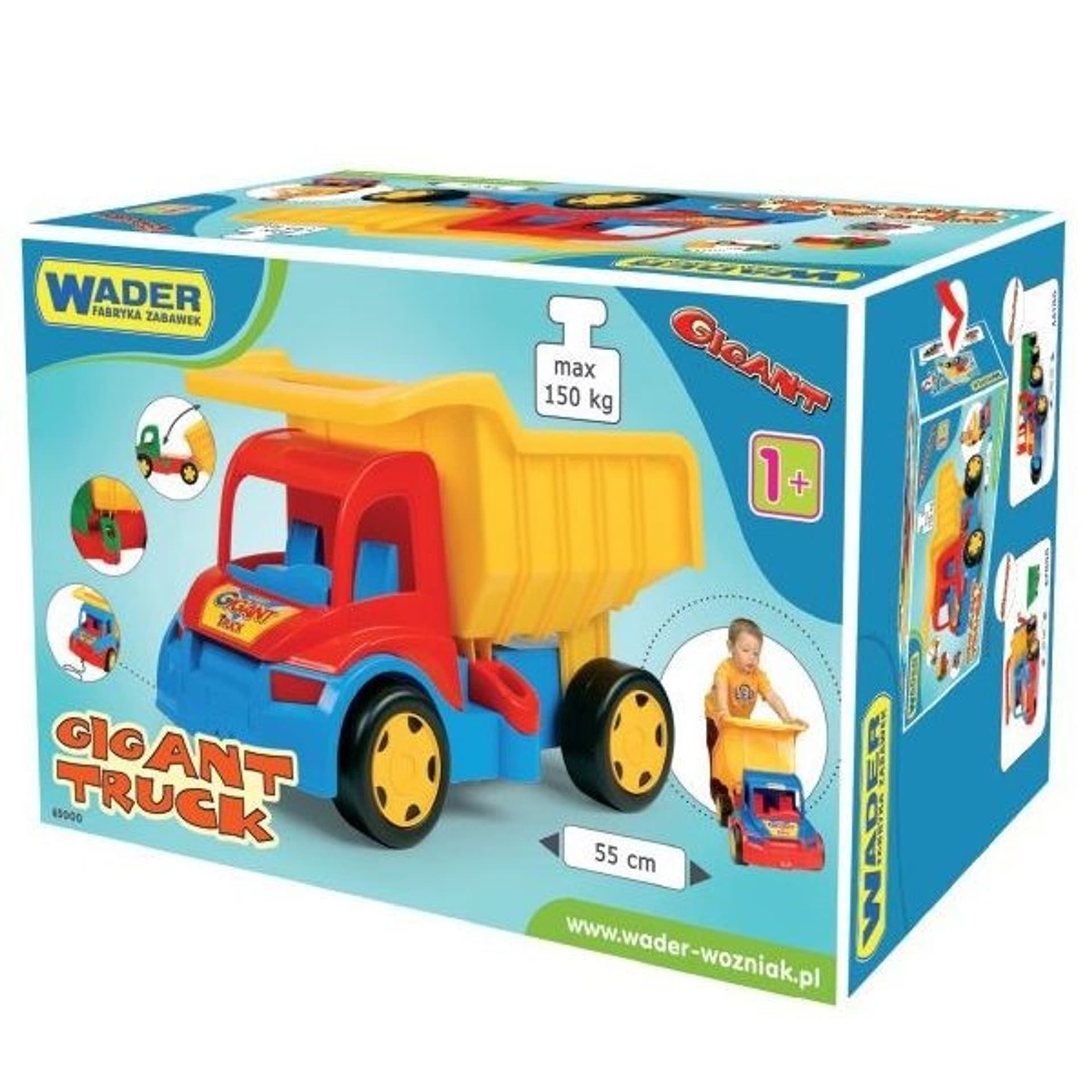 

Wywrotka 55 cm Gigant Truck pudełko