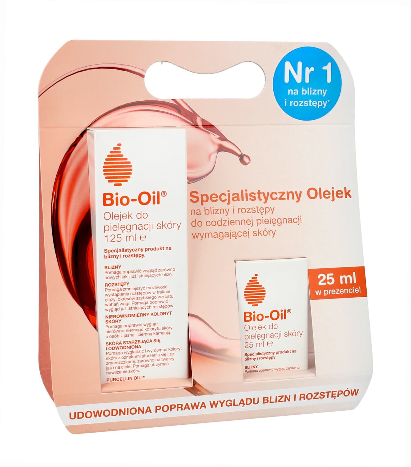

Bio-Oil Specjalistyczny Zestaw Olejków na blizny i rozstępy (Olejek 125ml+25ml gratis) 1op.