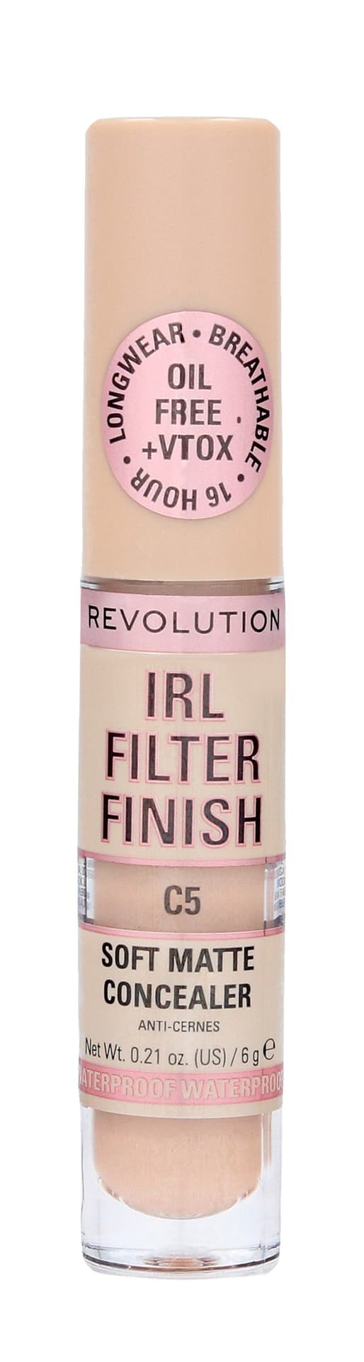 

Makeup Revolution IRL Filter Finish Korektor w płynie C5 6g