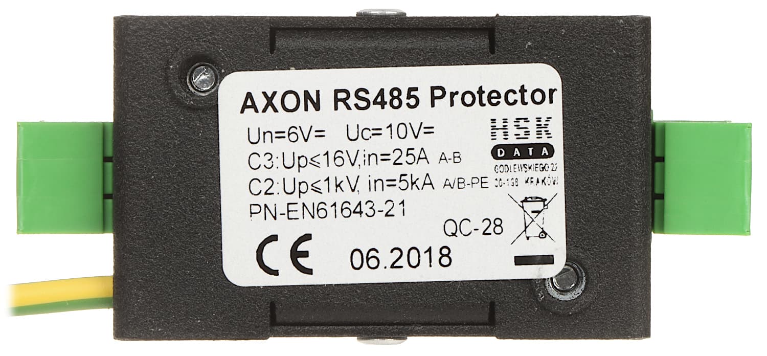 

OGRANICZNIK PRZEPIĘĆ AXON-RS485 LINII SYMETRYCZNEJ RS-485