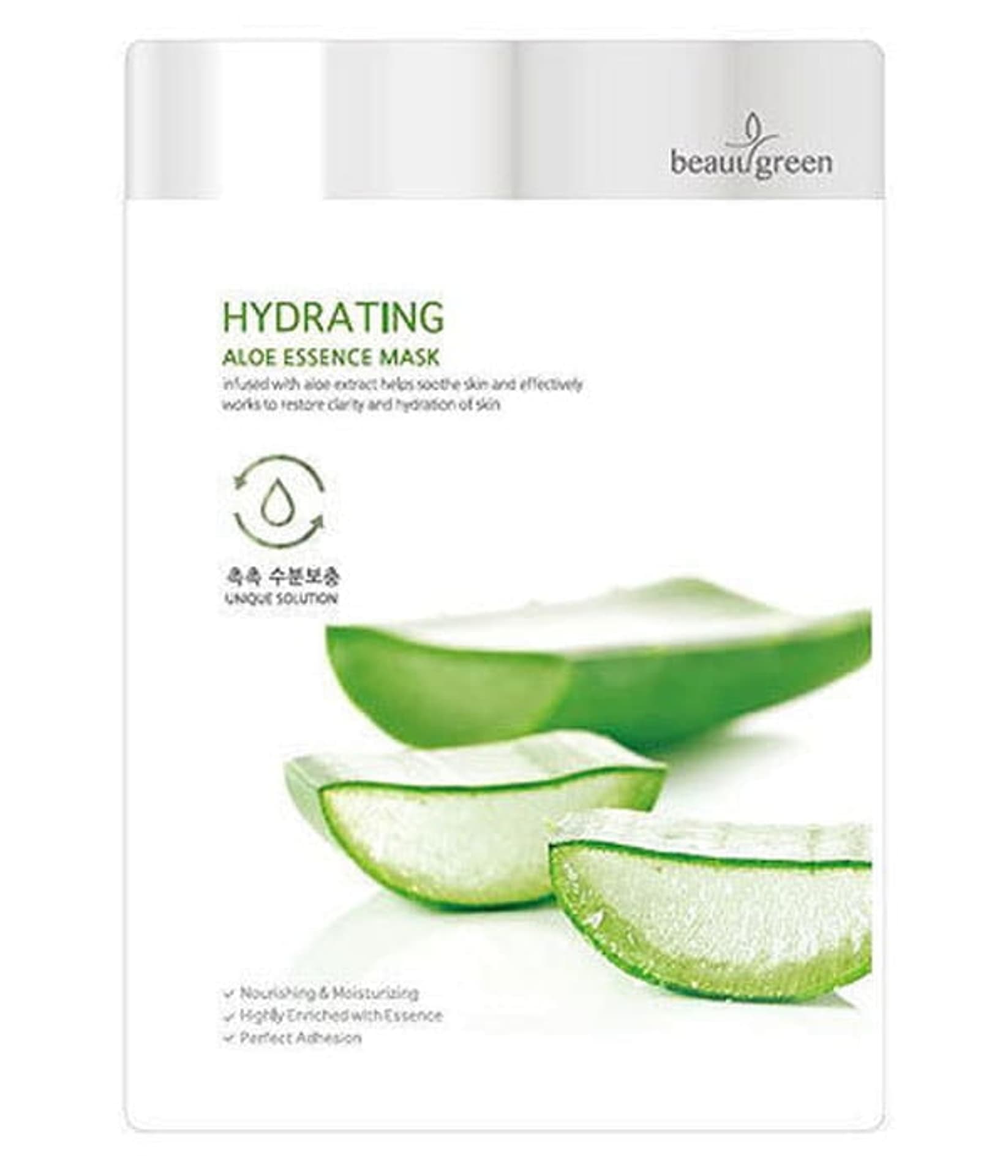 

BeauuGreen Hydrating Aloe Essence Mask nawilżająca maseczka do twarzy Aloes 23g