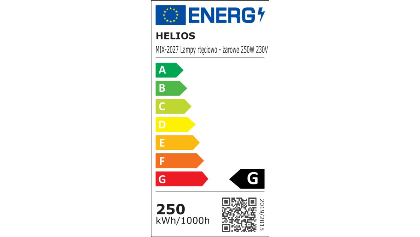 

Lampa żarowo-rtęciowa E40 250W 3600K MixF250 MIX-2027