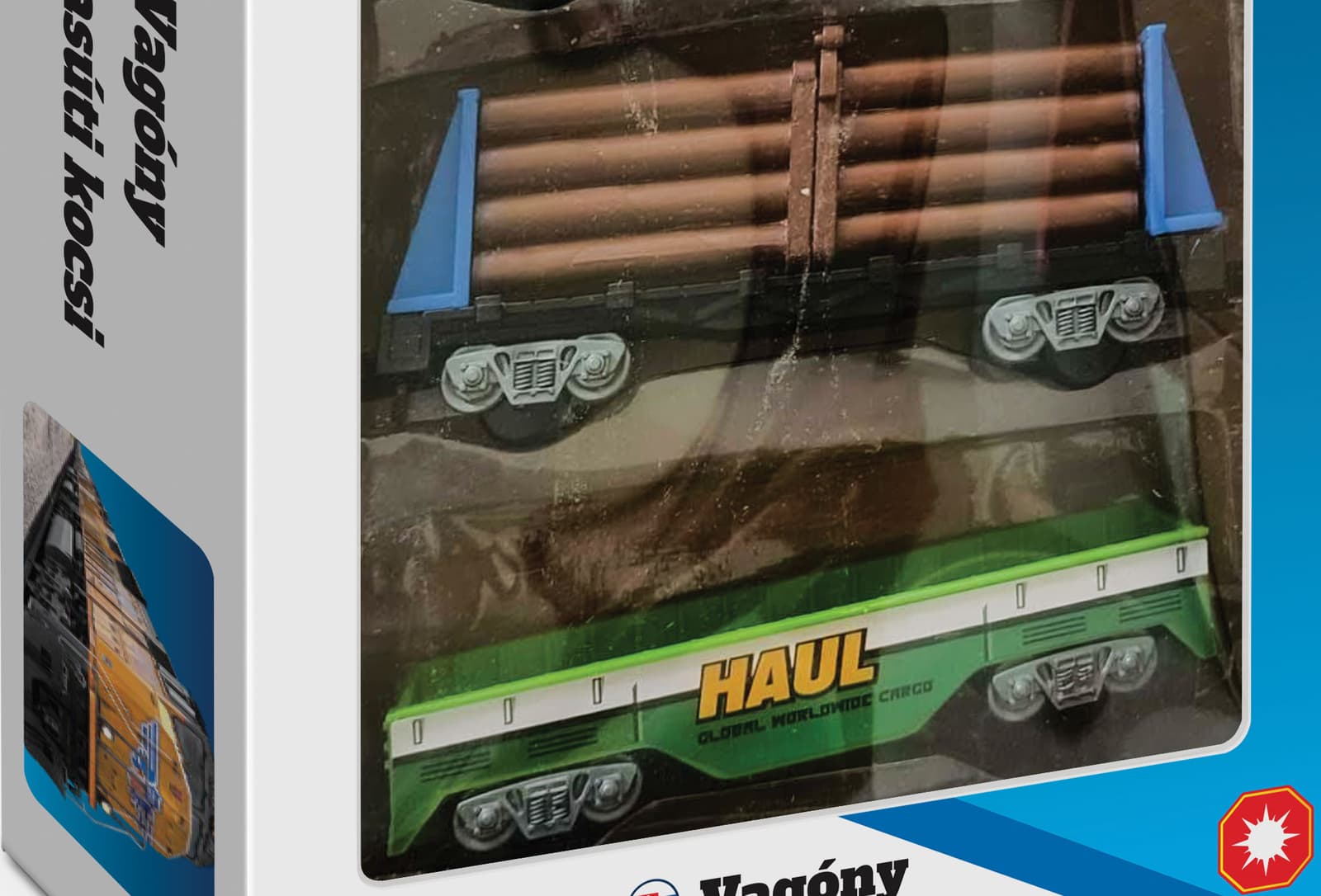 

LocoToys STWÓRZ WŁASNĄ KOLEJKĘ I BUDUJ - 4 wagony