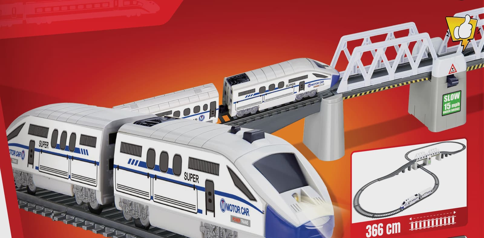 

LocoToys STWÓRZ WŁASNĄ KOLEJKĘ I BUDUJ - EXPRESS